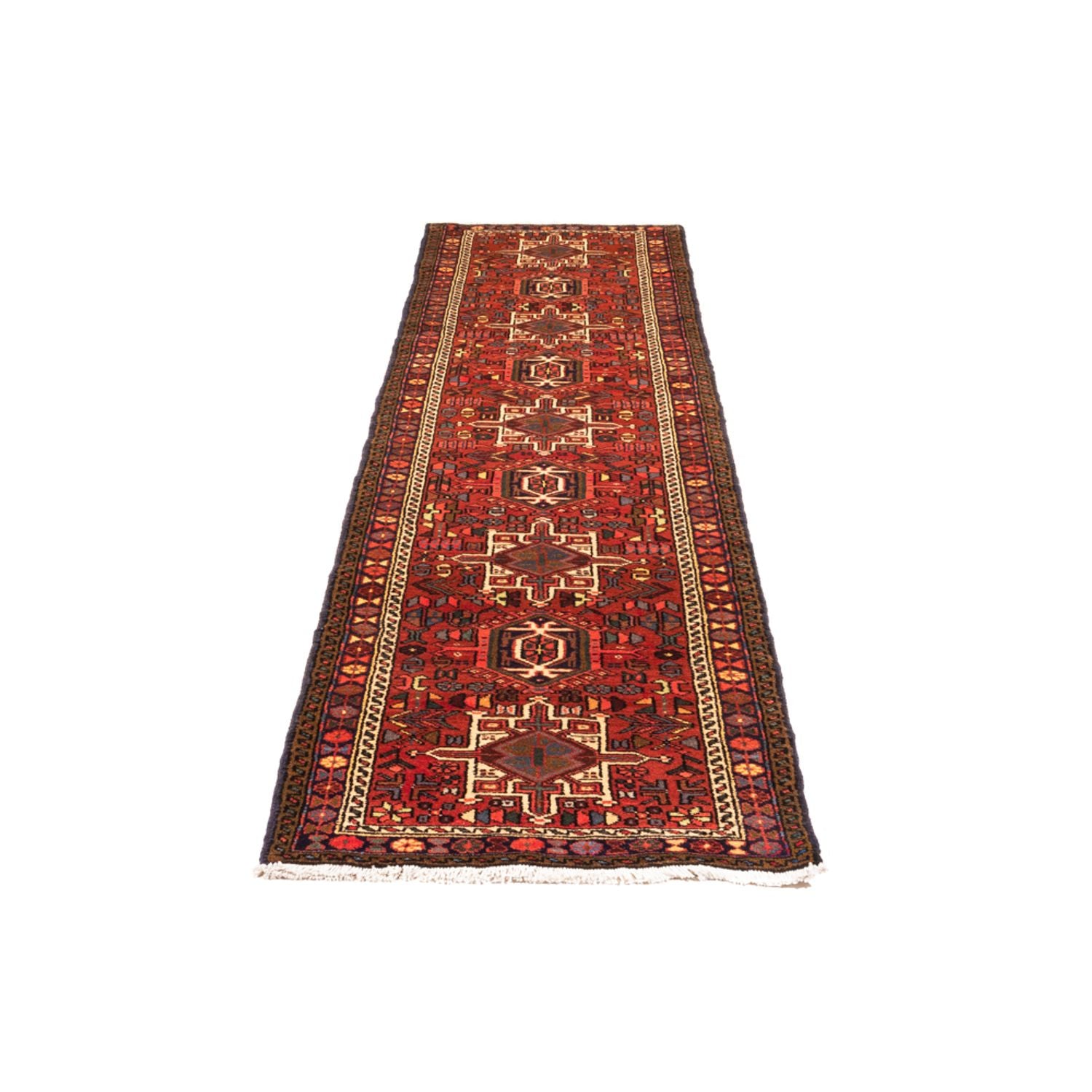 Tapis de couloir Tapis persan - Nomadic - 276 x 67 cm - rouge