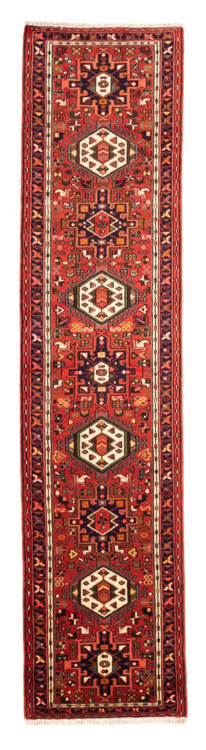 Tapis de couloir Tapis persan - Nomadic - 296 x 70 cm - rouge