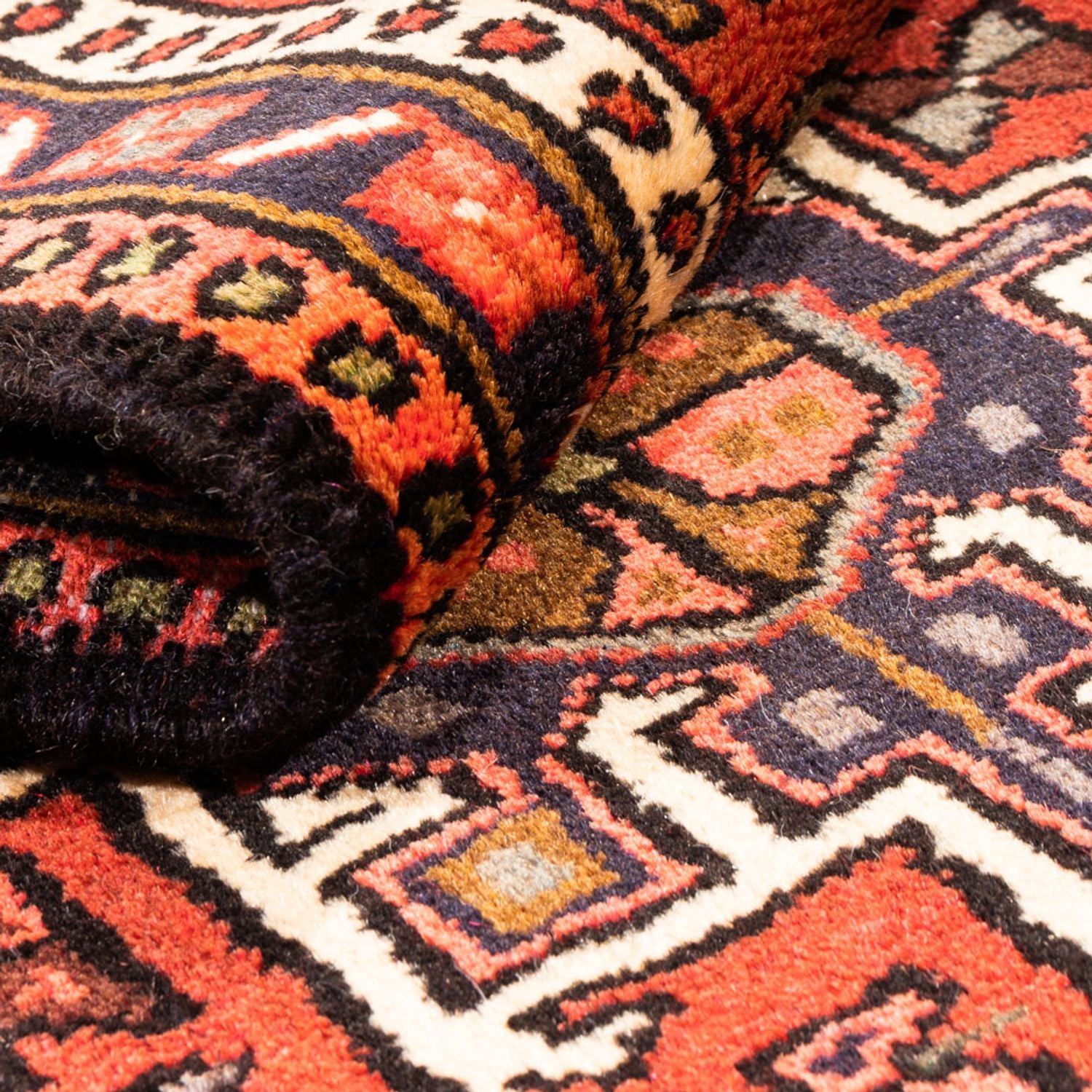 Tapis de couloir Tapis persan - Nomadic - 292 x 71 cm - rouge