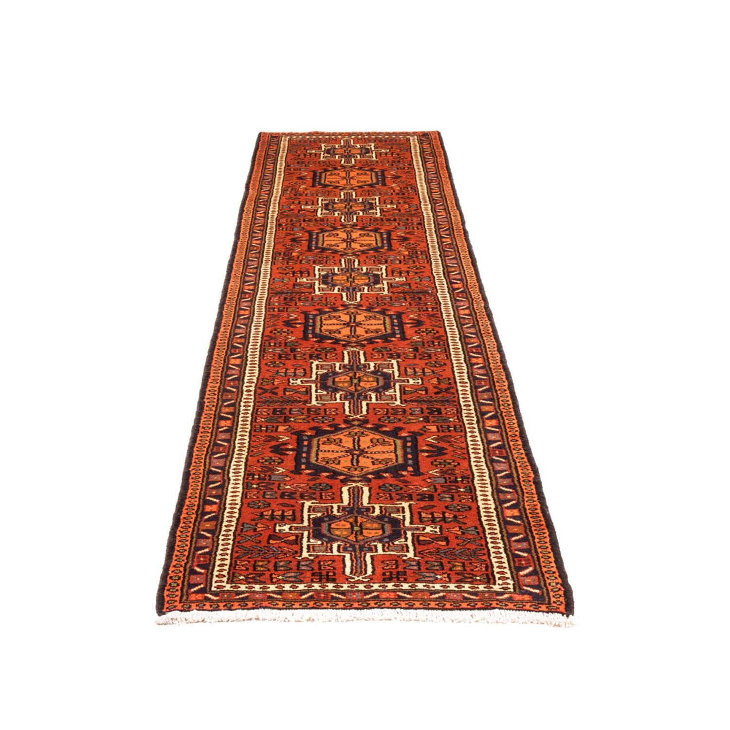 Tapis de couloir Tapis persan - Nomadic - 292 x 71 cm - rouge