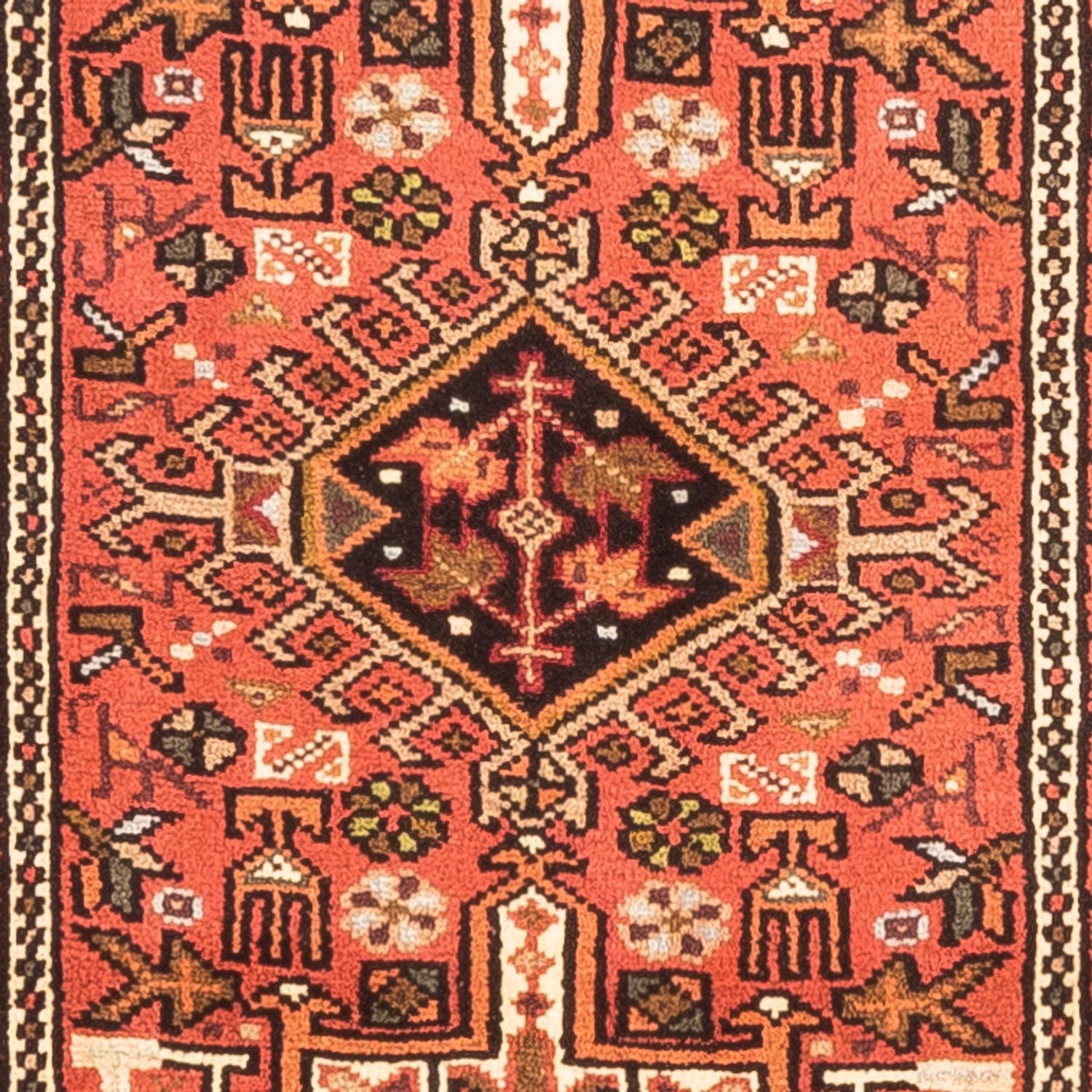 Tapis de couloir Tapis persan - Nomadic - 294 x 66 cm - rouge