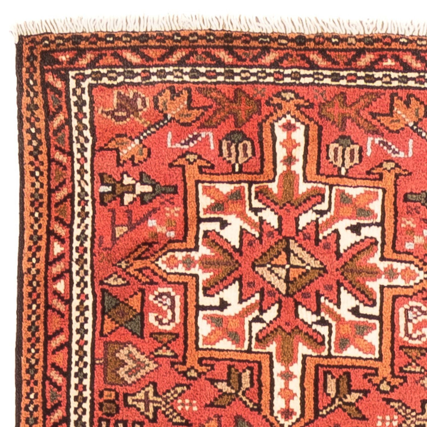 Tapis de couloir Tapis persan - Nomadic - 294 x 66 cm - rouge