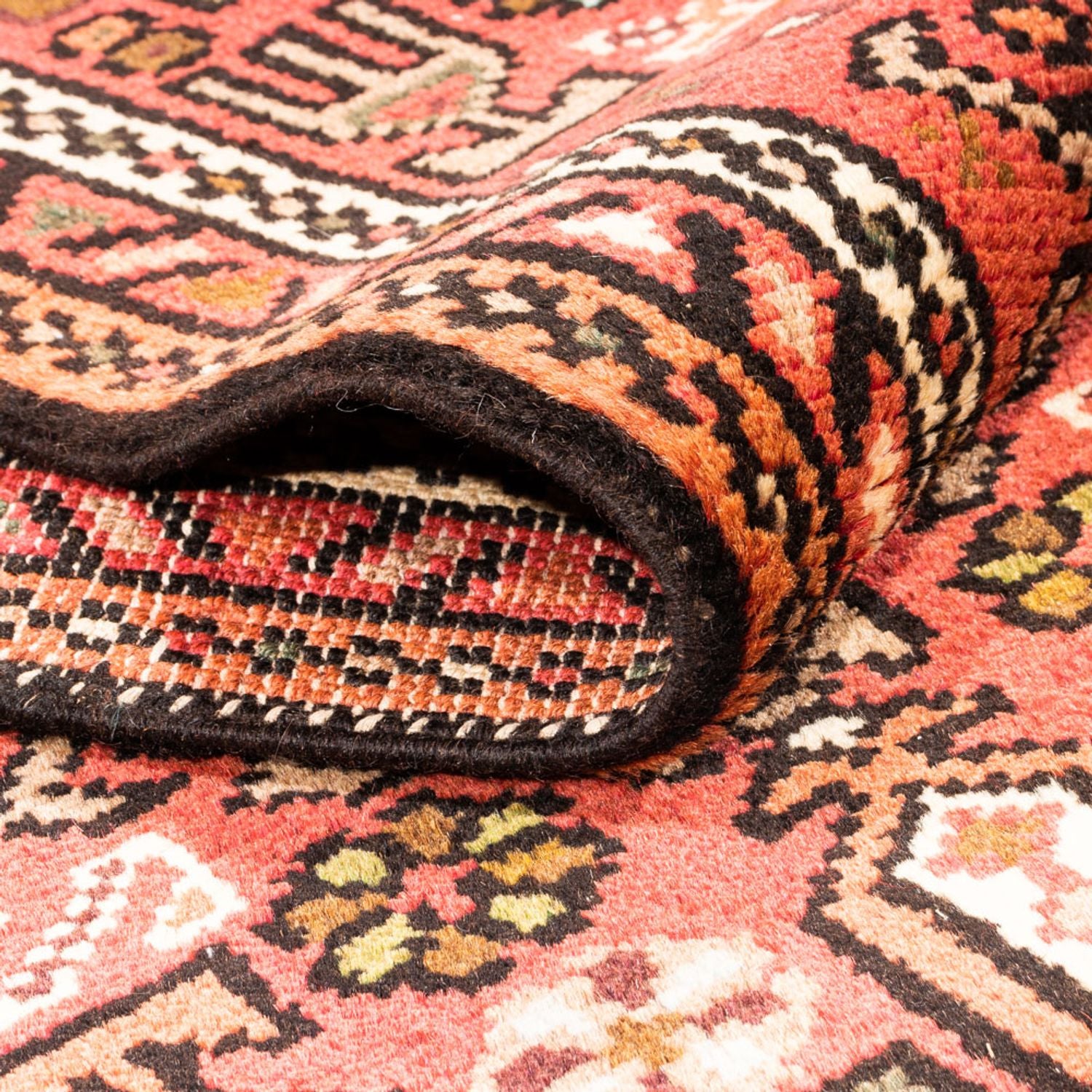 Tapis de couloir Tapis persan - Nomadic - 294 x 66 cm - rouge