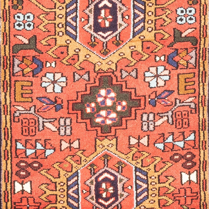 Tapis de couloir Tapis persan - Nomadic - 294 x 87 cm - rouge