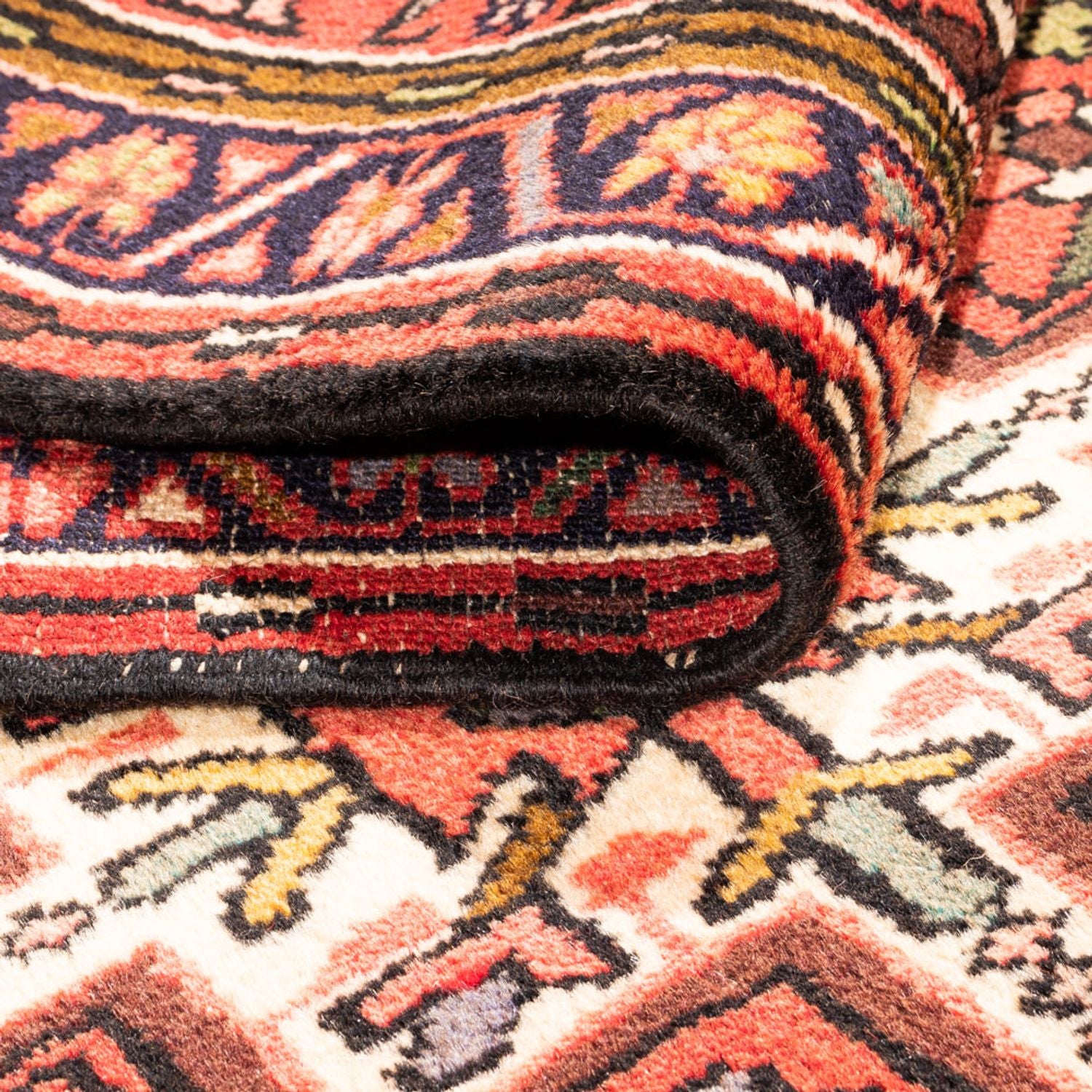 Tapis de couloir Tapis persan - Nomadic - 286 x 76 cm - rouge