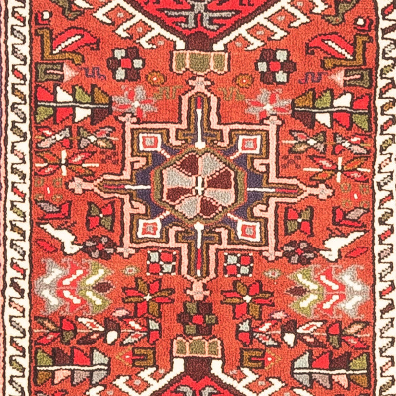 Tapis de couloir Tapis persan - Nomadic - 388 x 80 cm - rouge