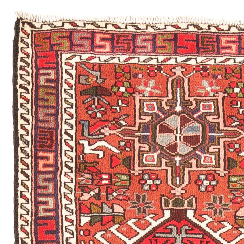 Tapis de couloir Tapis persan - Nomadic - 388 x 80 cm - rouge