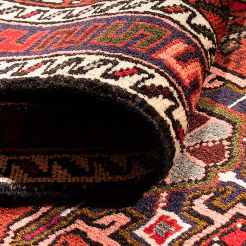 Tapis de couloir Tapis persan - Nomadic - 388 x 80 cm - rouge