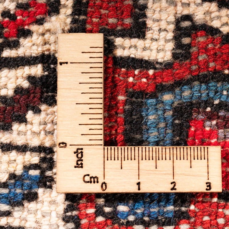 Tapis de couloir Tapis persan - Nomadic - 388 x 80 cm - rouge