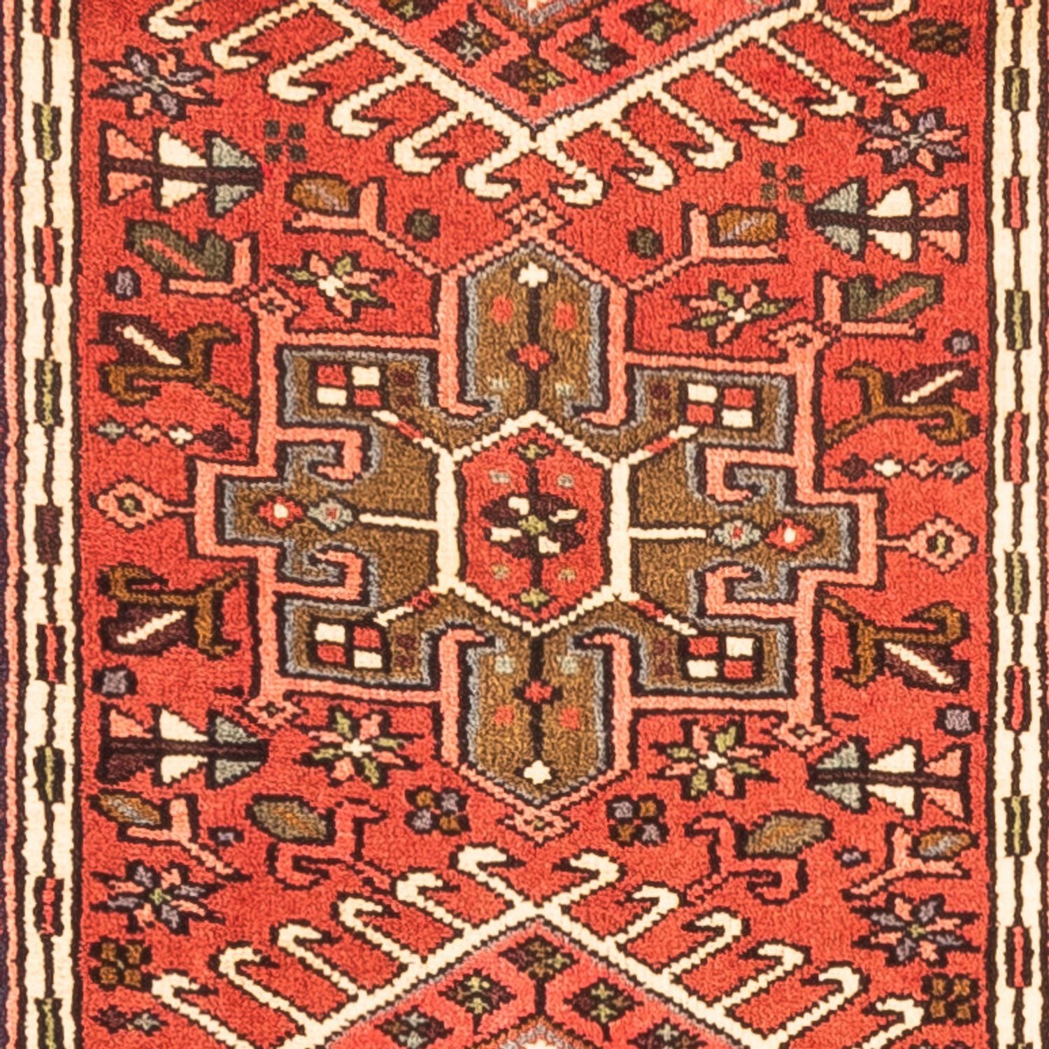 Tapis de couloir Tapis persan - Nomadic - 303 x 65 cm - rouge