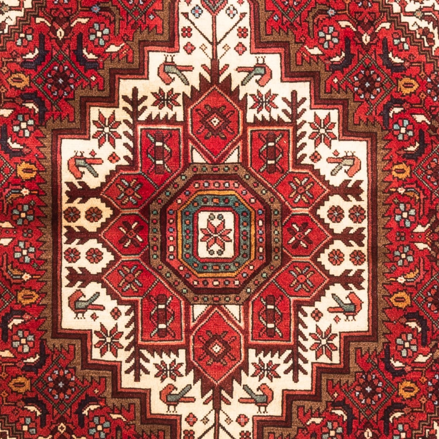 Tapis persan - Nomadic - 152 x 102 cm - rouge