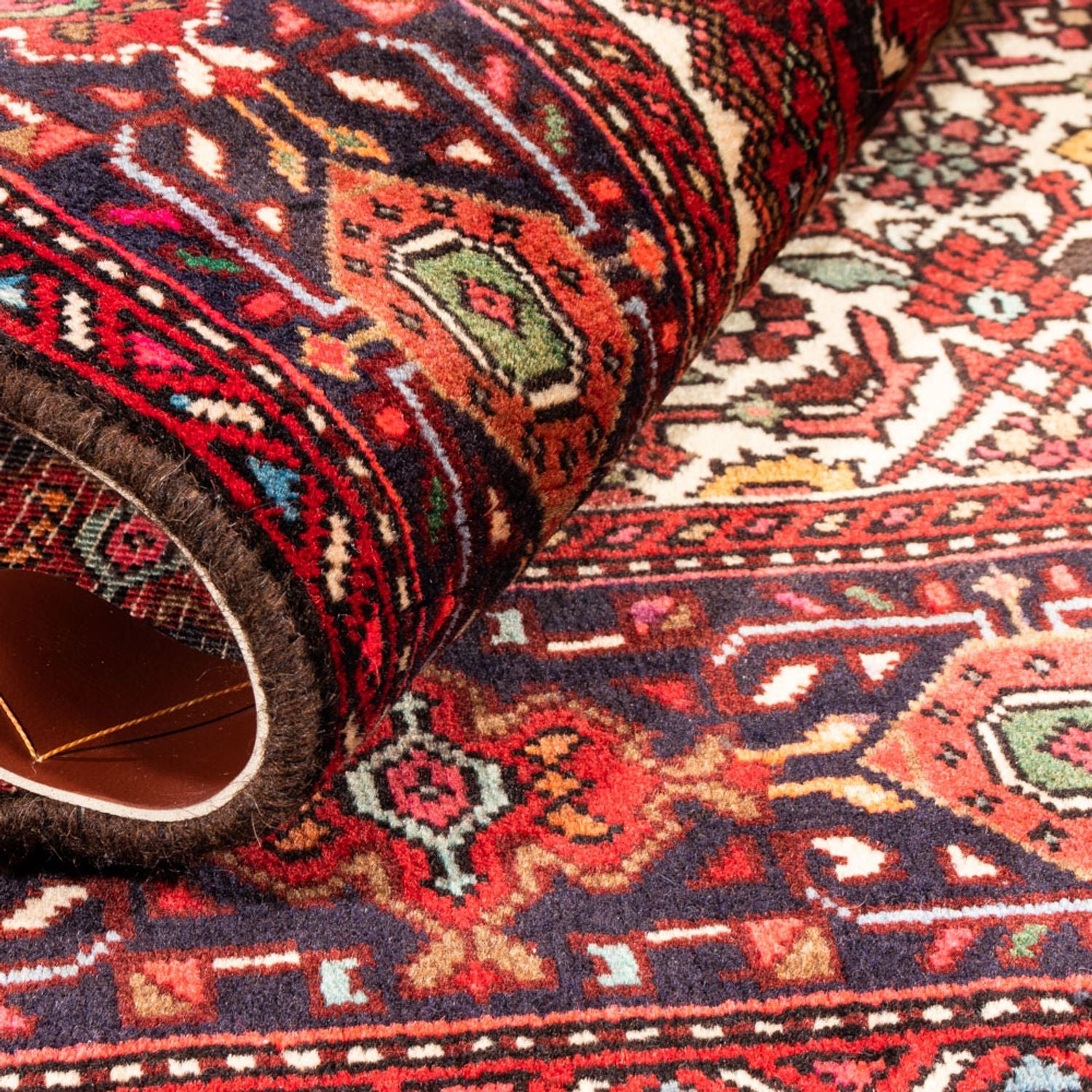 Tapis persan - Nomadic - 152 x 102 cm - rouge