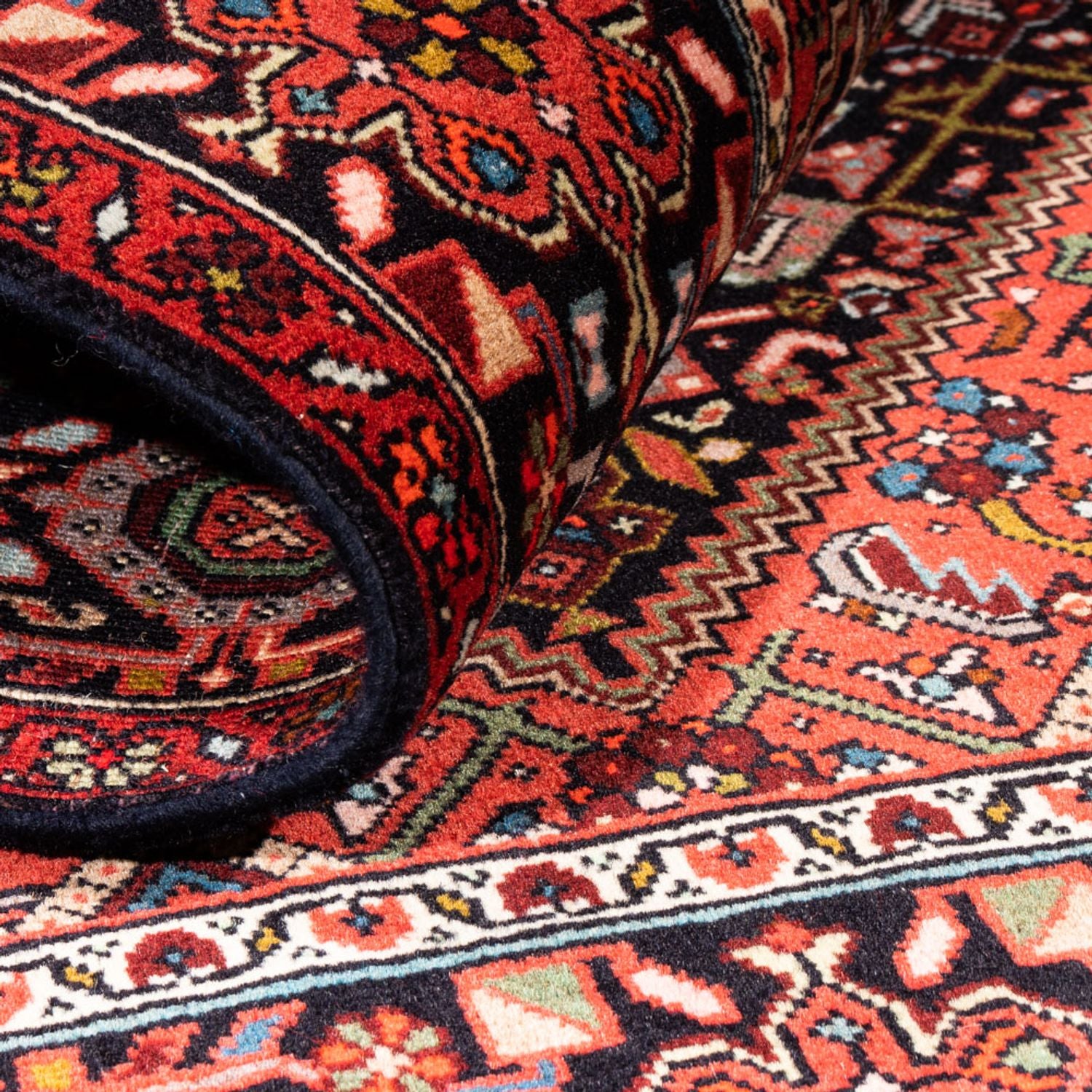 Tapis persan - Nomadic - 152 x 100 cm - rouge