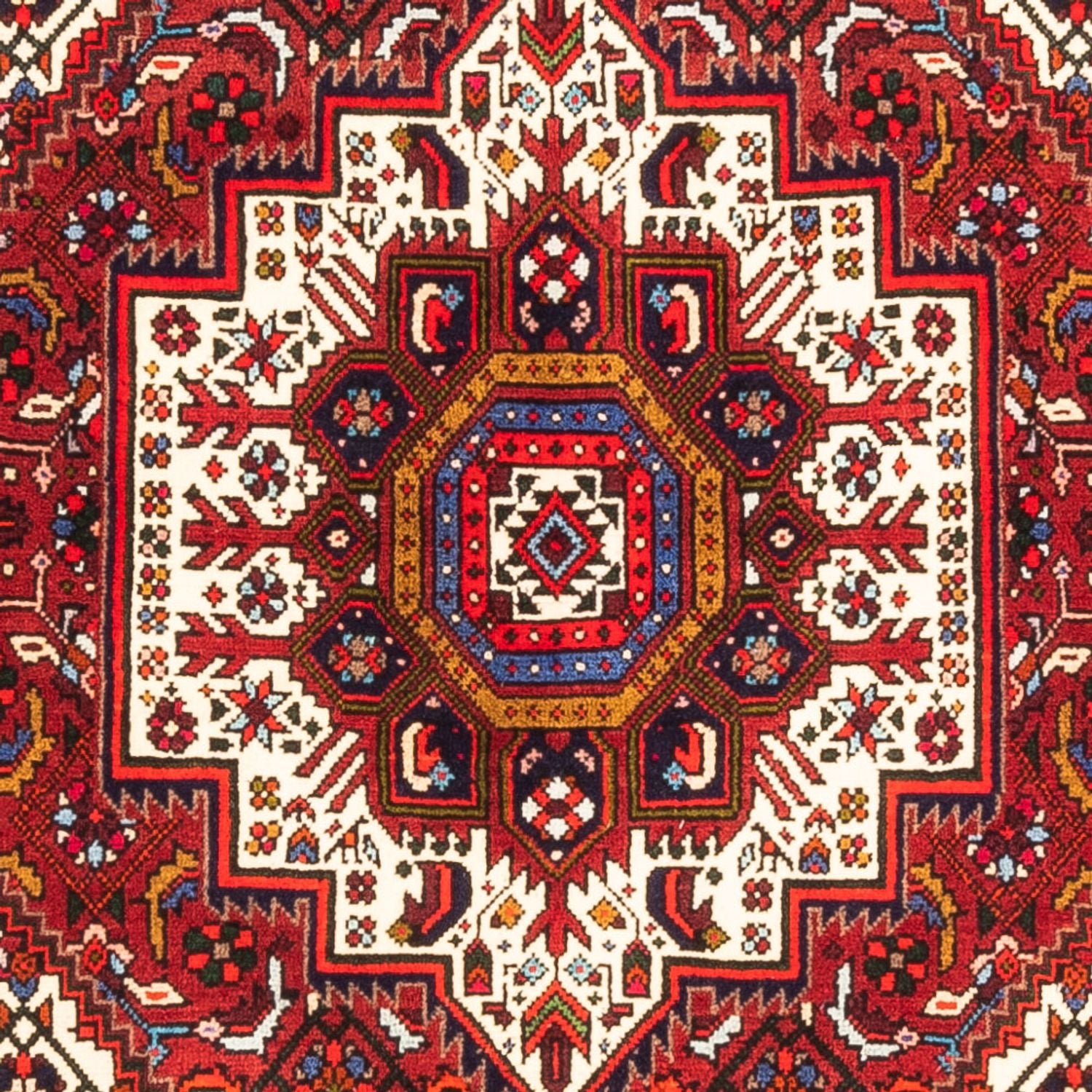 Tapis persan - Nomadic - 147 x 97 cm - rouge