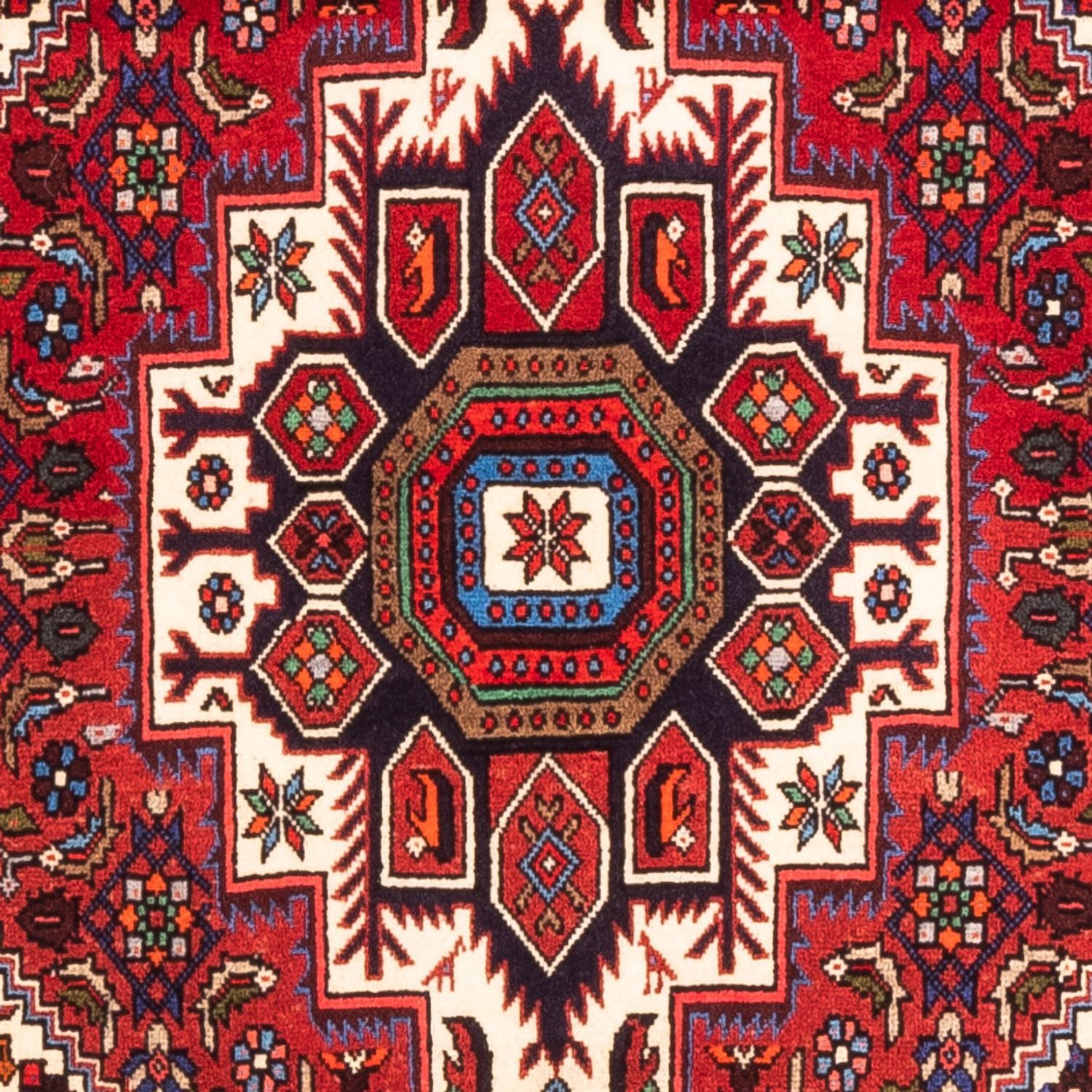 Tapis persan - Nomadic - 148 x 100 cm - rouge