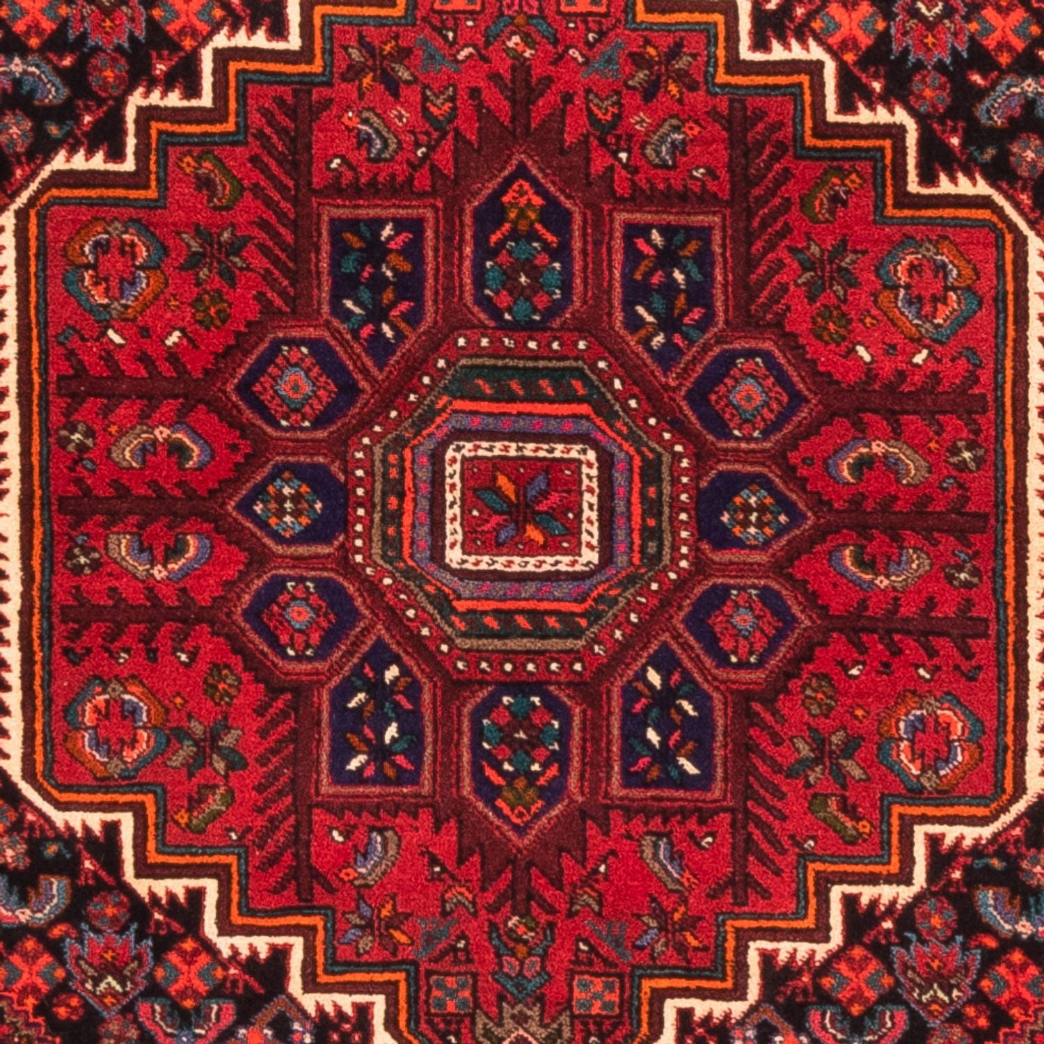 Tapis persan - Nomadic - 155 x 97 cm - rouge