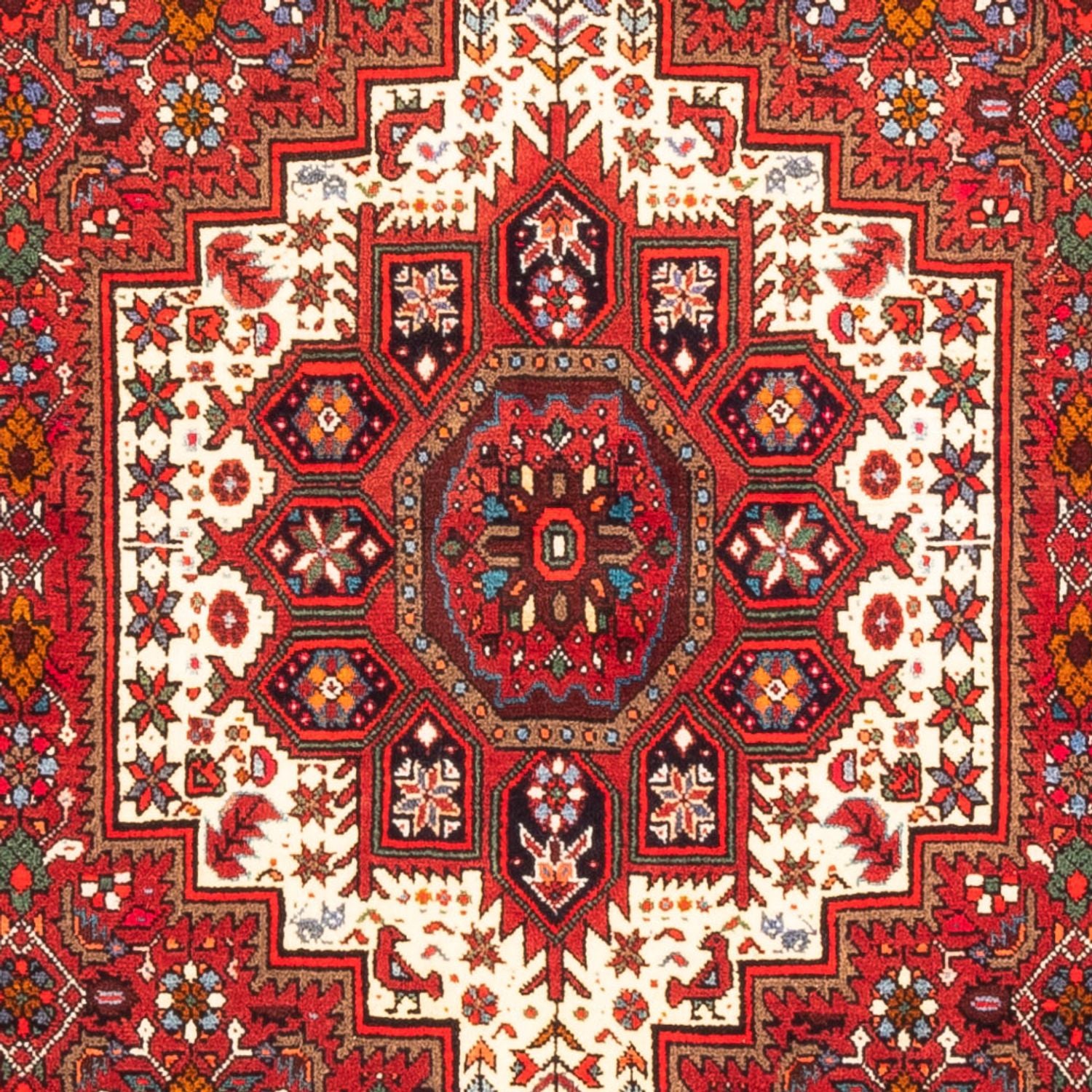 Tapis persan - Nomadic - 147 x 103 cm - rouge