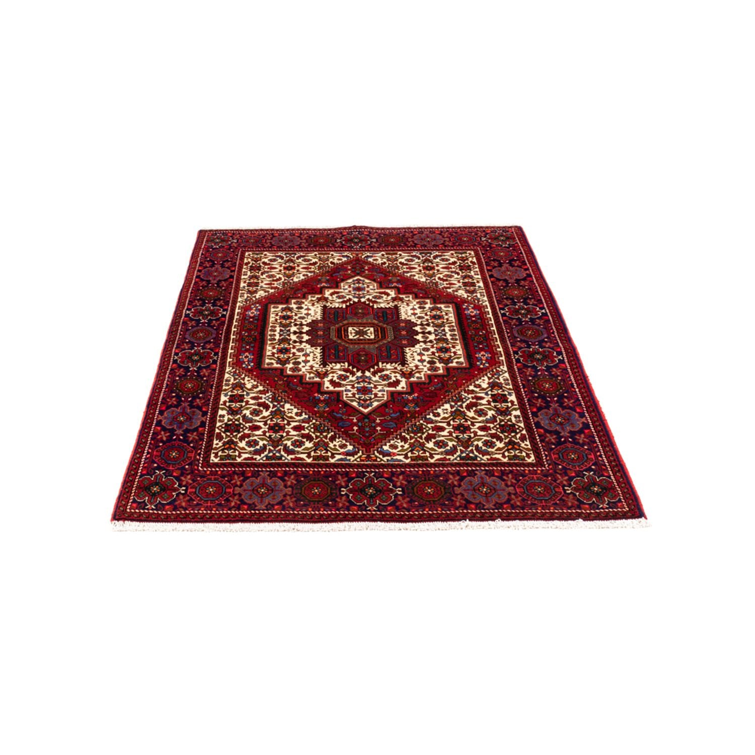 Tapis persan - Nomadic - 155 x 100 cm - rouge