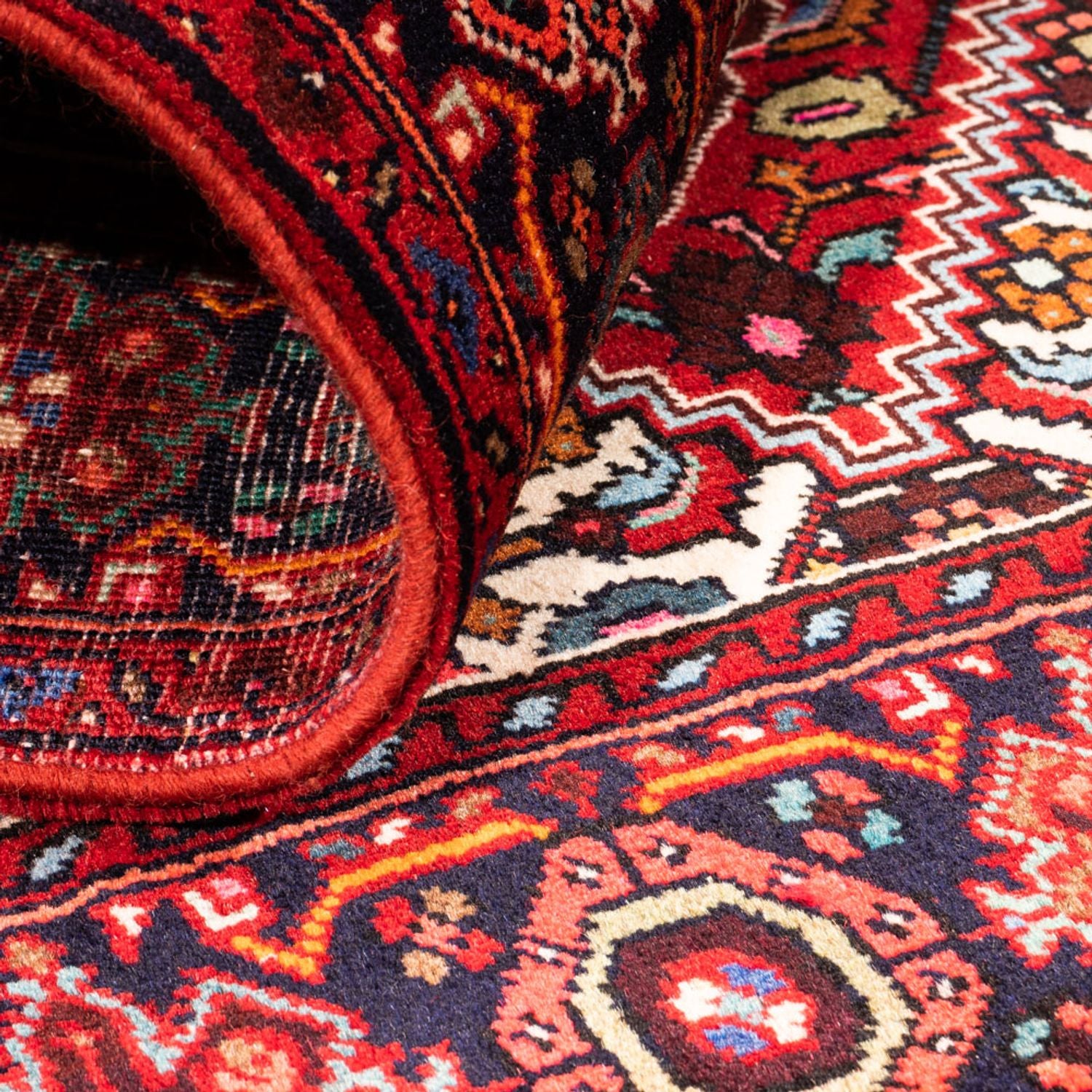 Tapis persan - Nomadic - 150 x 102 cm - rouge
