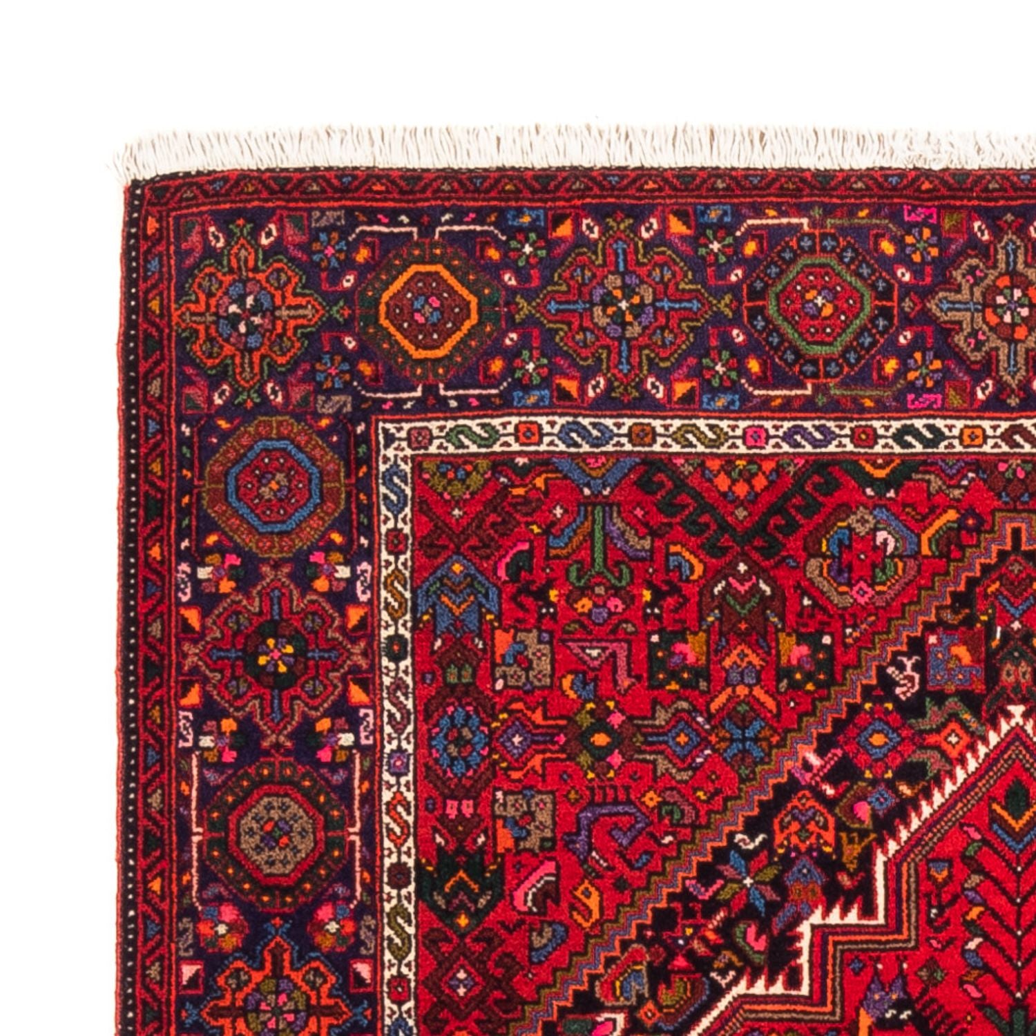 Tapis persan - Nomadic - 144 x 100 cm - rouge
