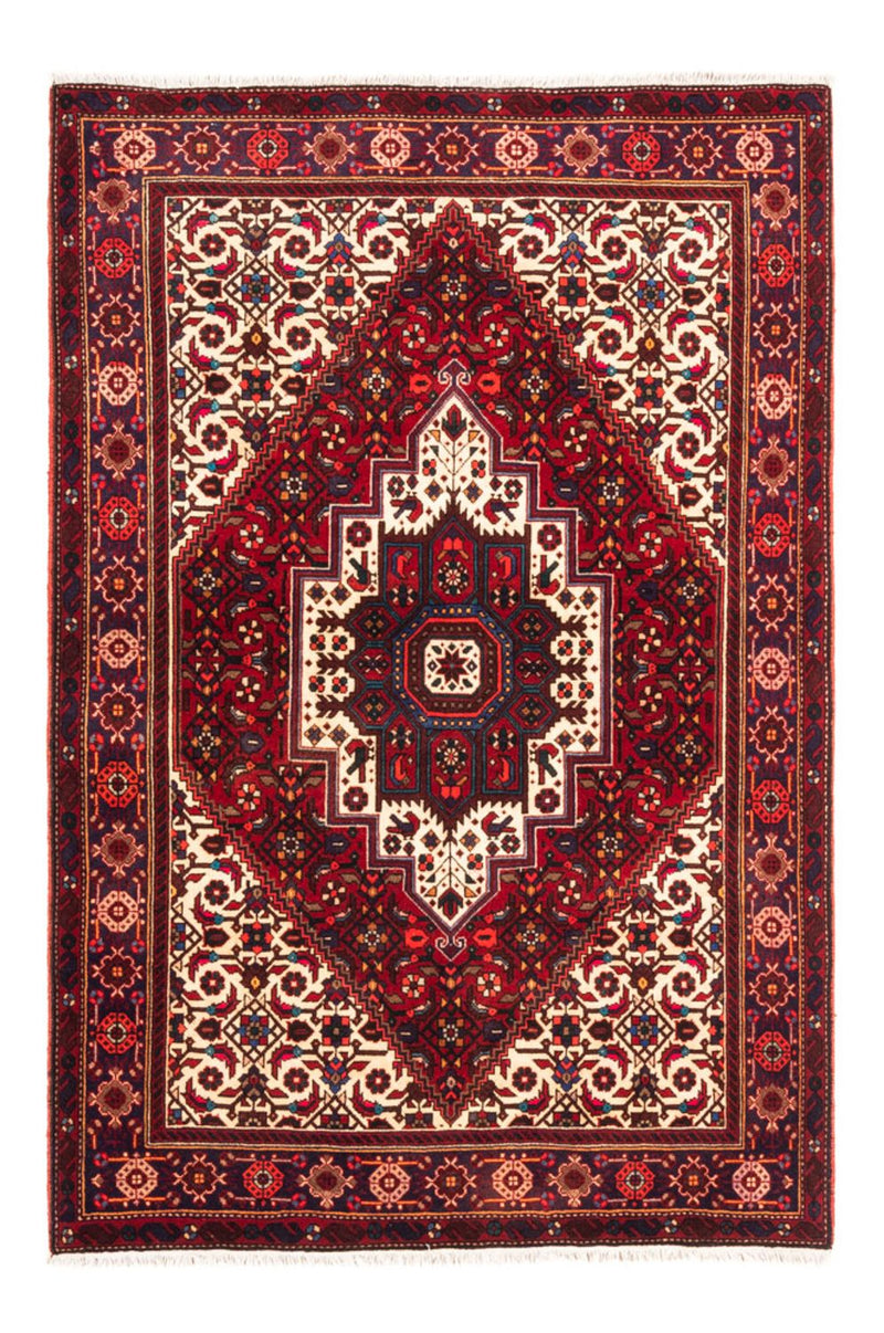 Tapis persan - Nomadic - 146 x 102 cm - rouge