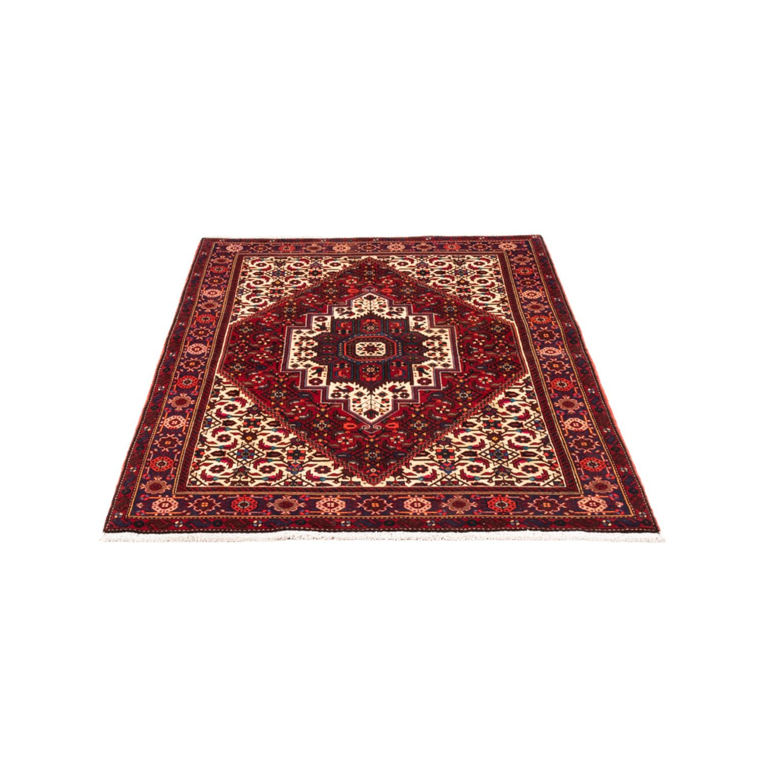 Tapis persan - Nomadic - 146 x 102 cm - rouge
