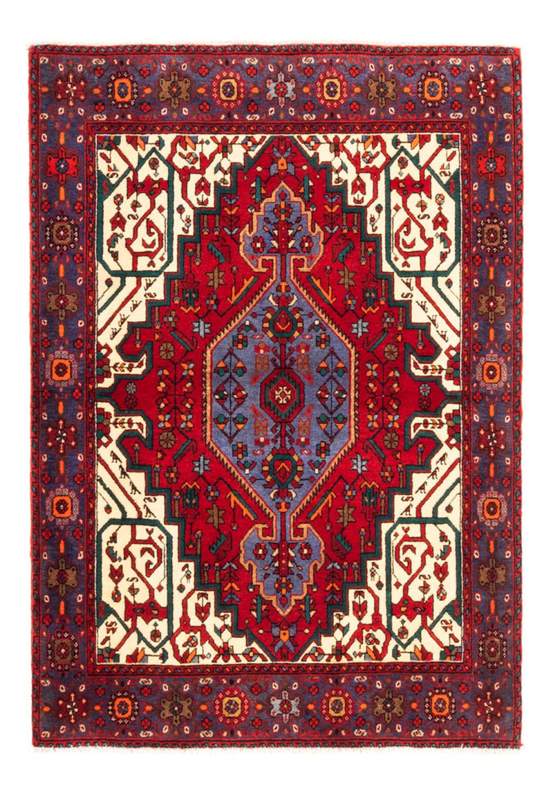 Tapis persan - Nomadic - 148 x 107 cm - rouge