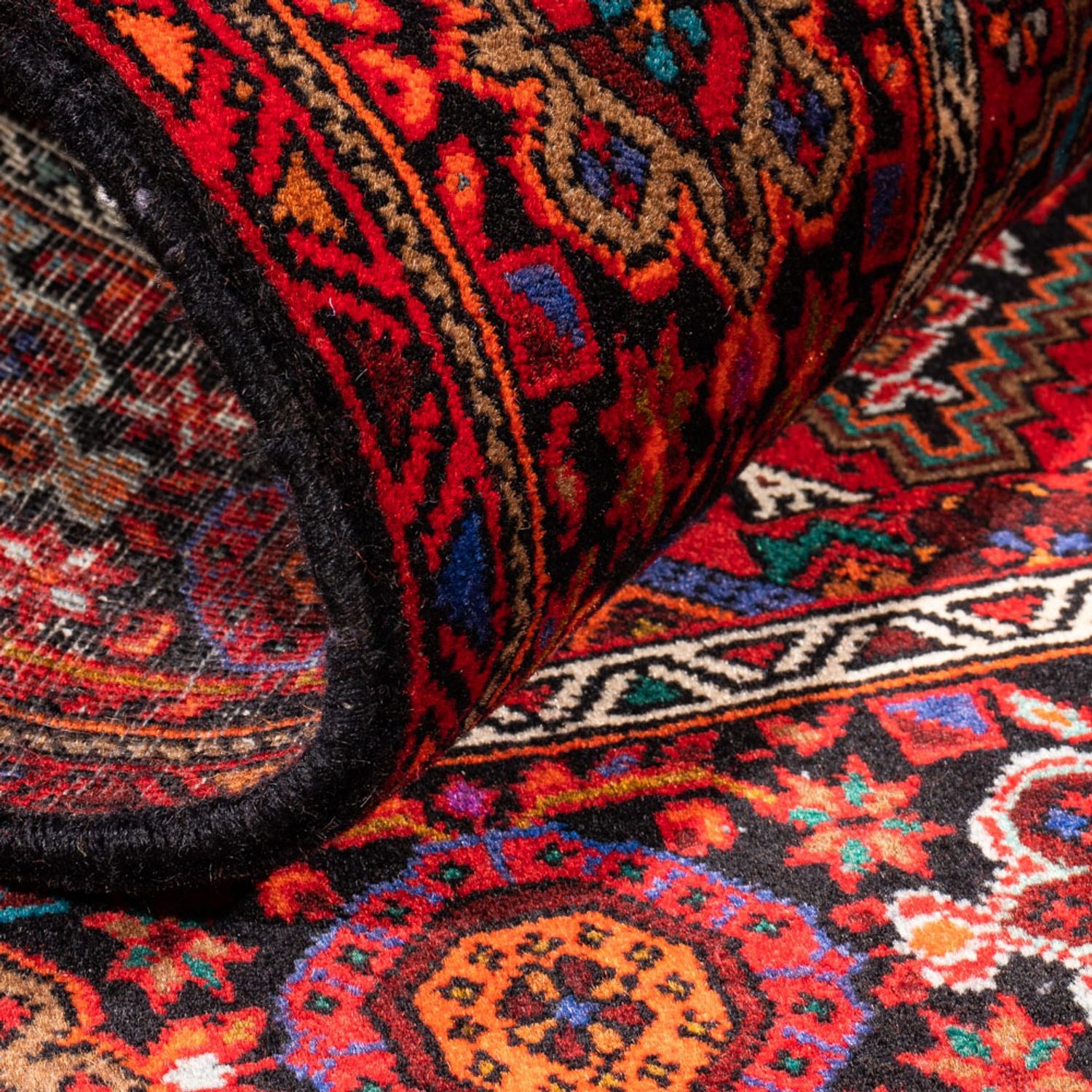 Tapis persan - Nomadic - 150 x 101 cm - rouge