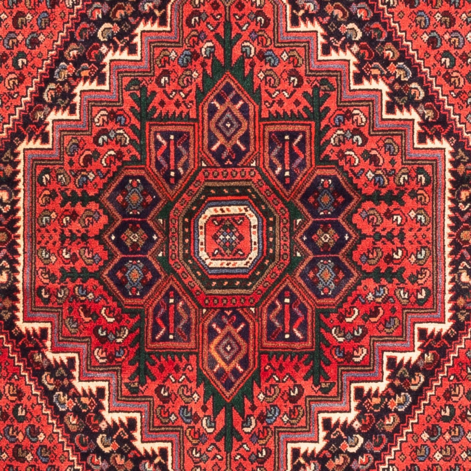 Tapis persan - Nomadic - 148 x 100 cm - rouge