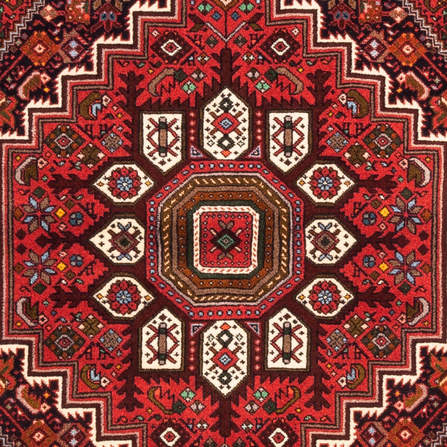 Tapis persan - Nomadic - 155 x 103 cm - rouge