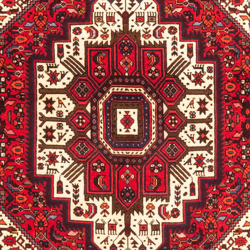 Tapis persan - Nomadic - 142 x 102 cm - rouge