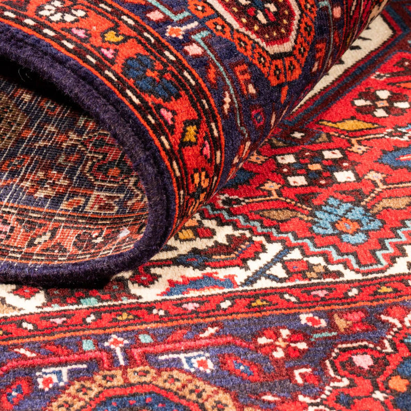 Tapis persan - Nomadic - 142 x 102 cm - rouge