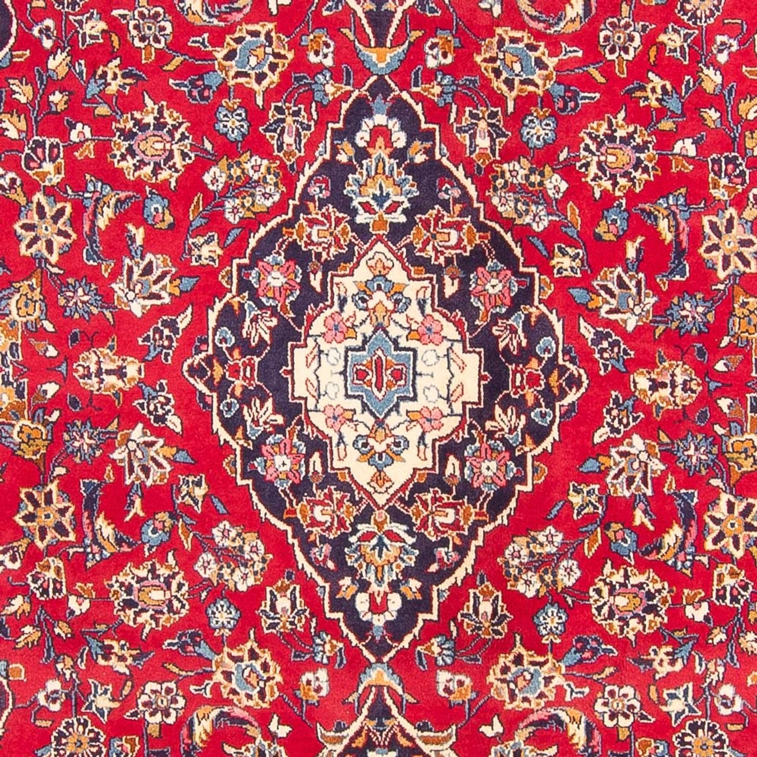 Tapis persan - Keshan - 284 x 203 cm - rouge