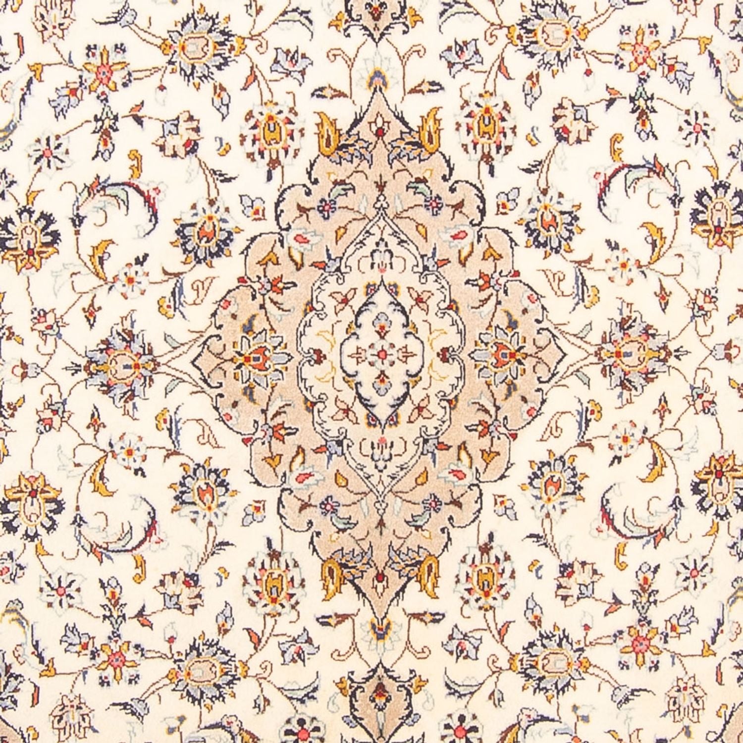 Tapis persan - Keshan - 300 x 194 cm - crème