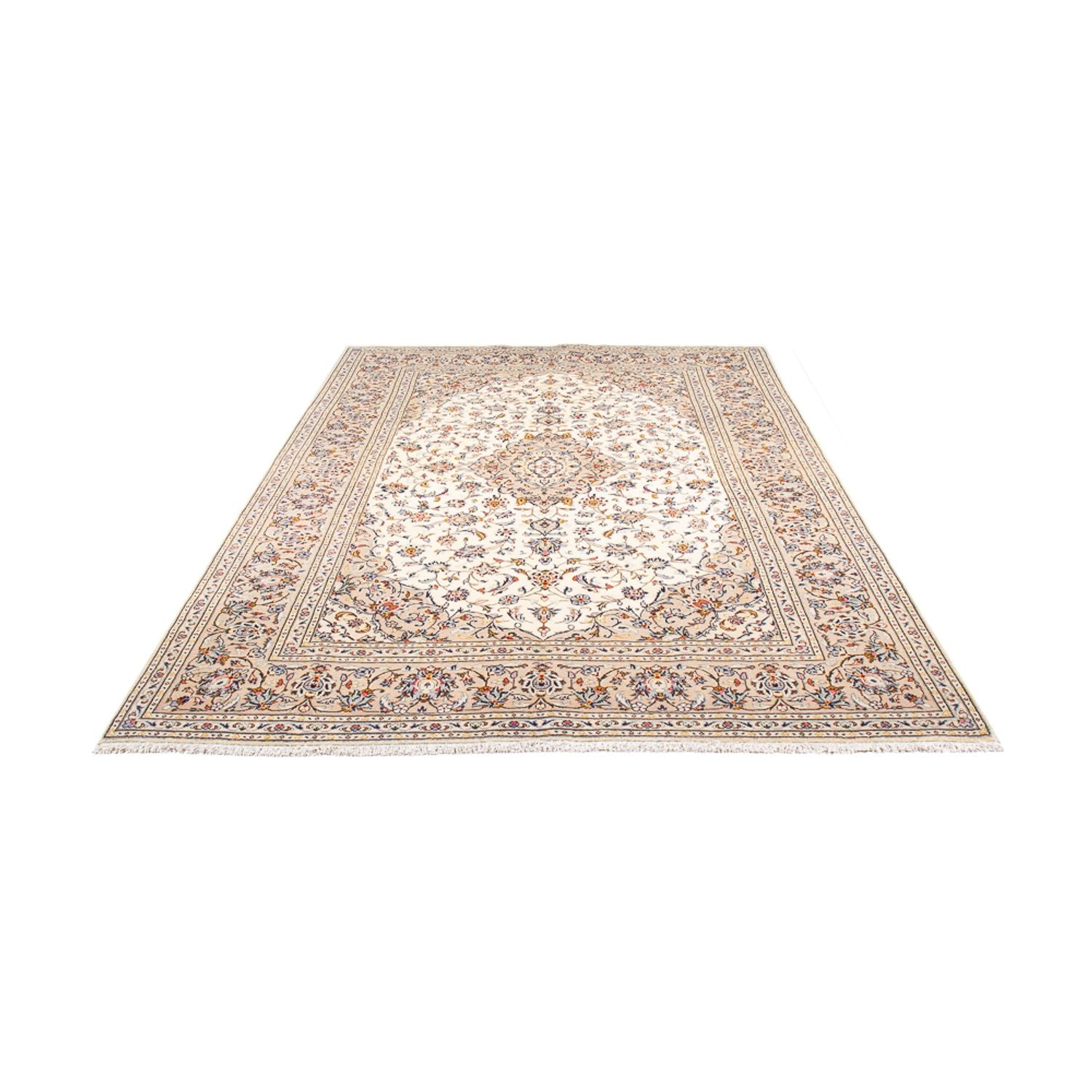 Tapis persan - Keshan - 300 x 194 cm - crème