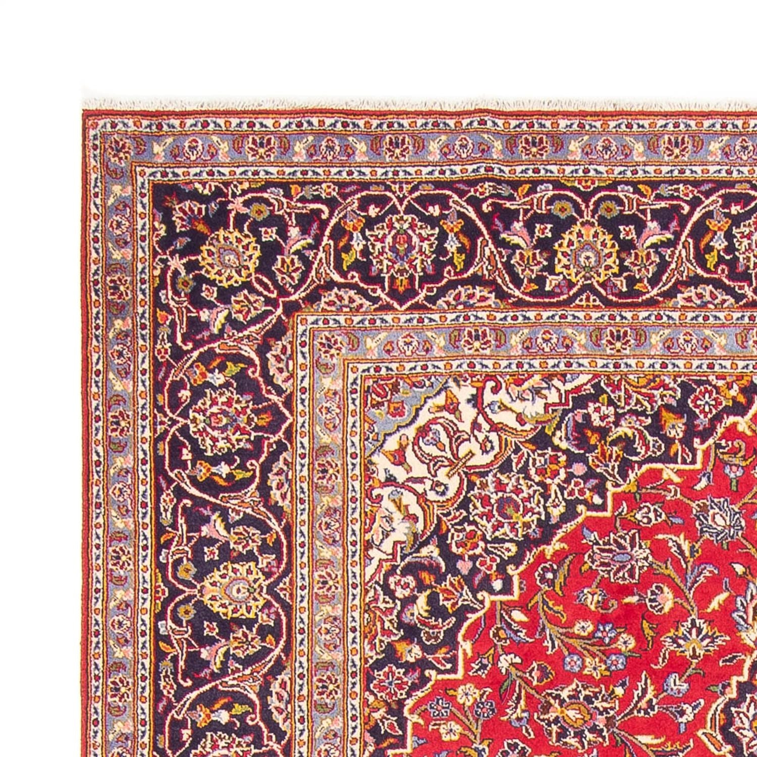 Tapis persan - Keshan - 295 x 198 cm - rouge