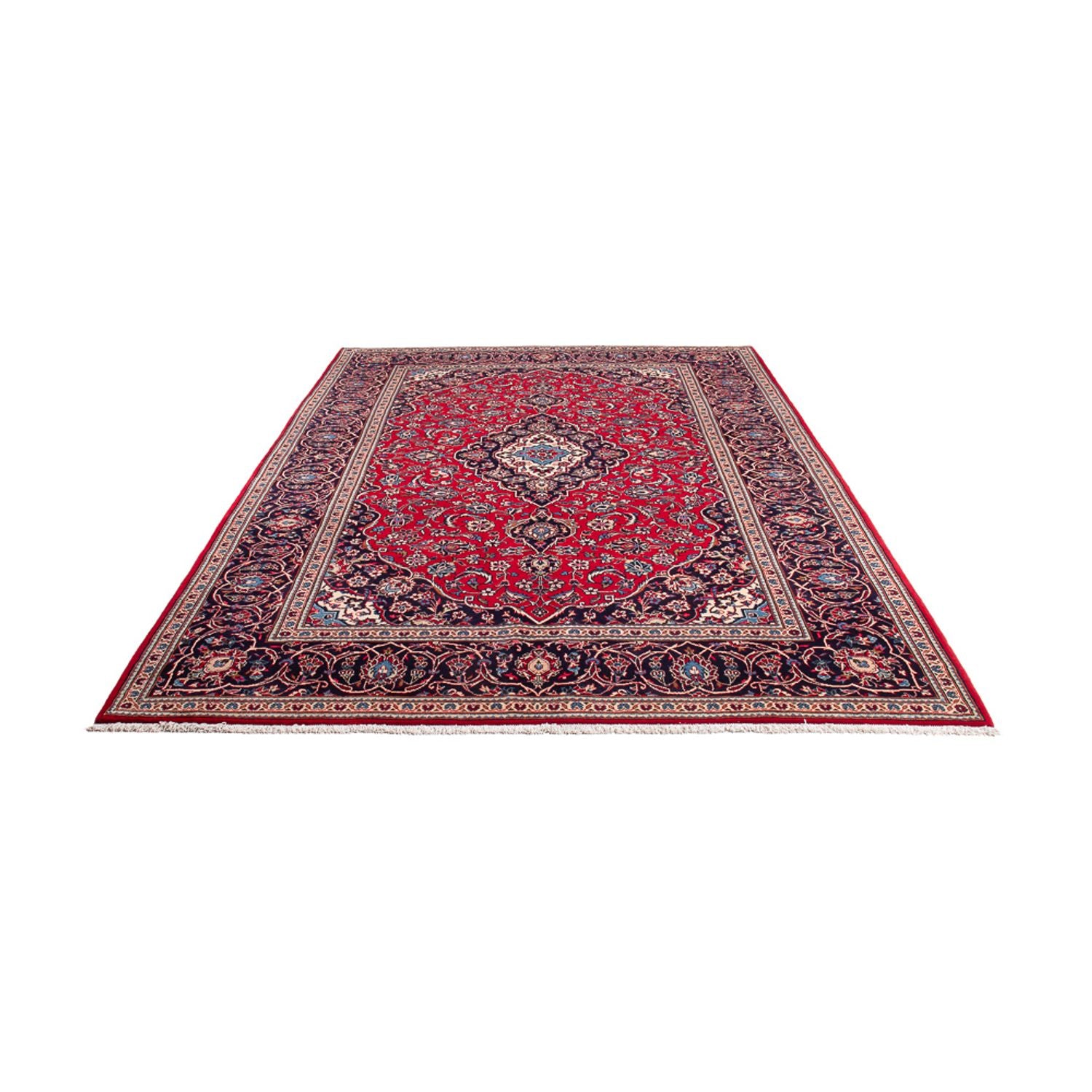 Tapis persan - Keshan - 297 x 197 cm - rouge