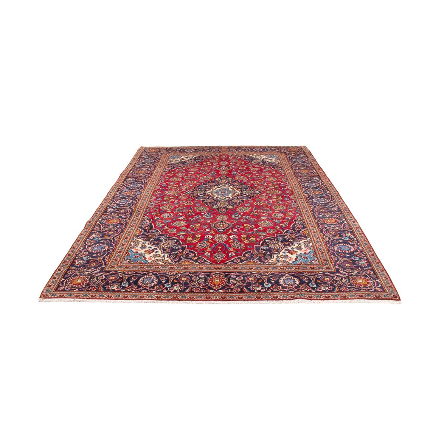 Tapis persan - Keshan - 297 x 197 cm - rouge