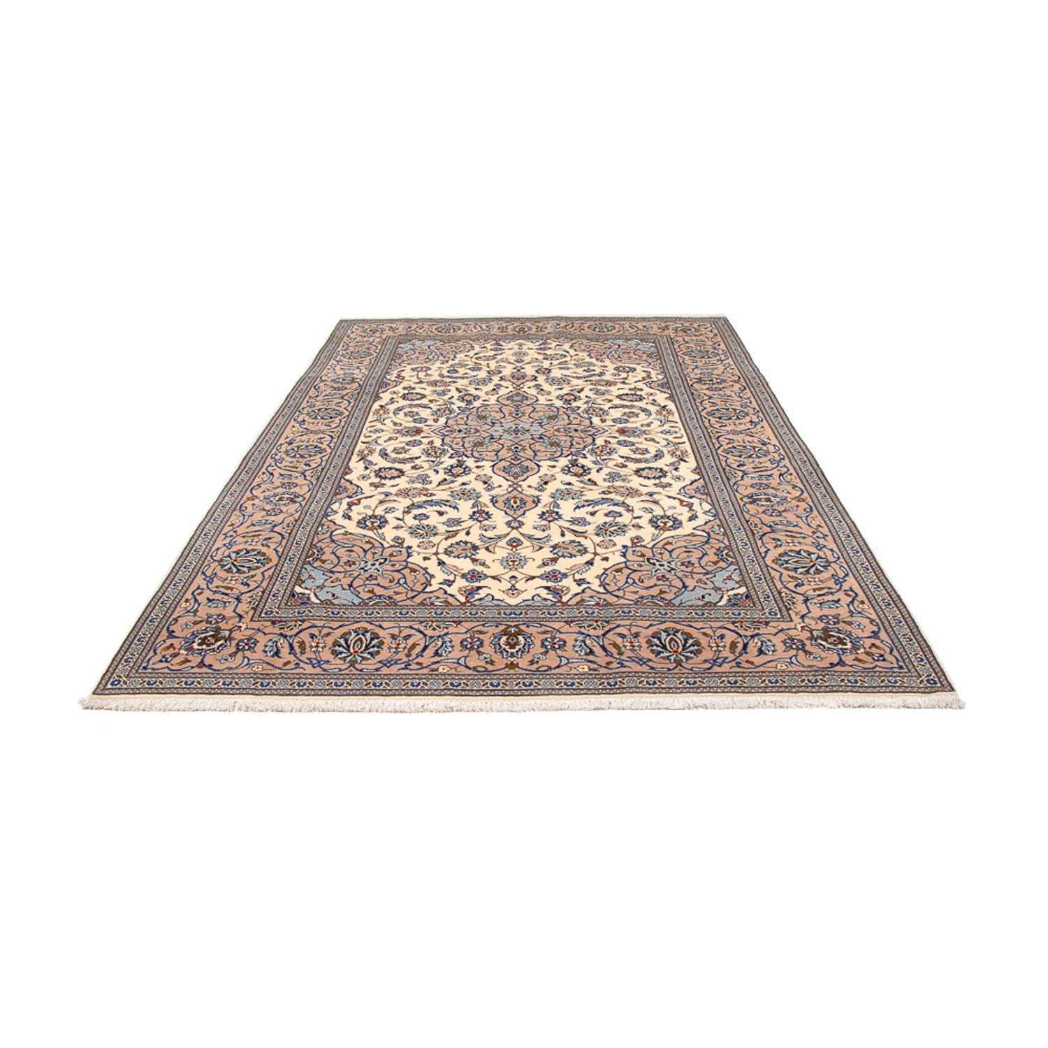 Tapis persan - Keshan - 306 x 192 cm - crème