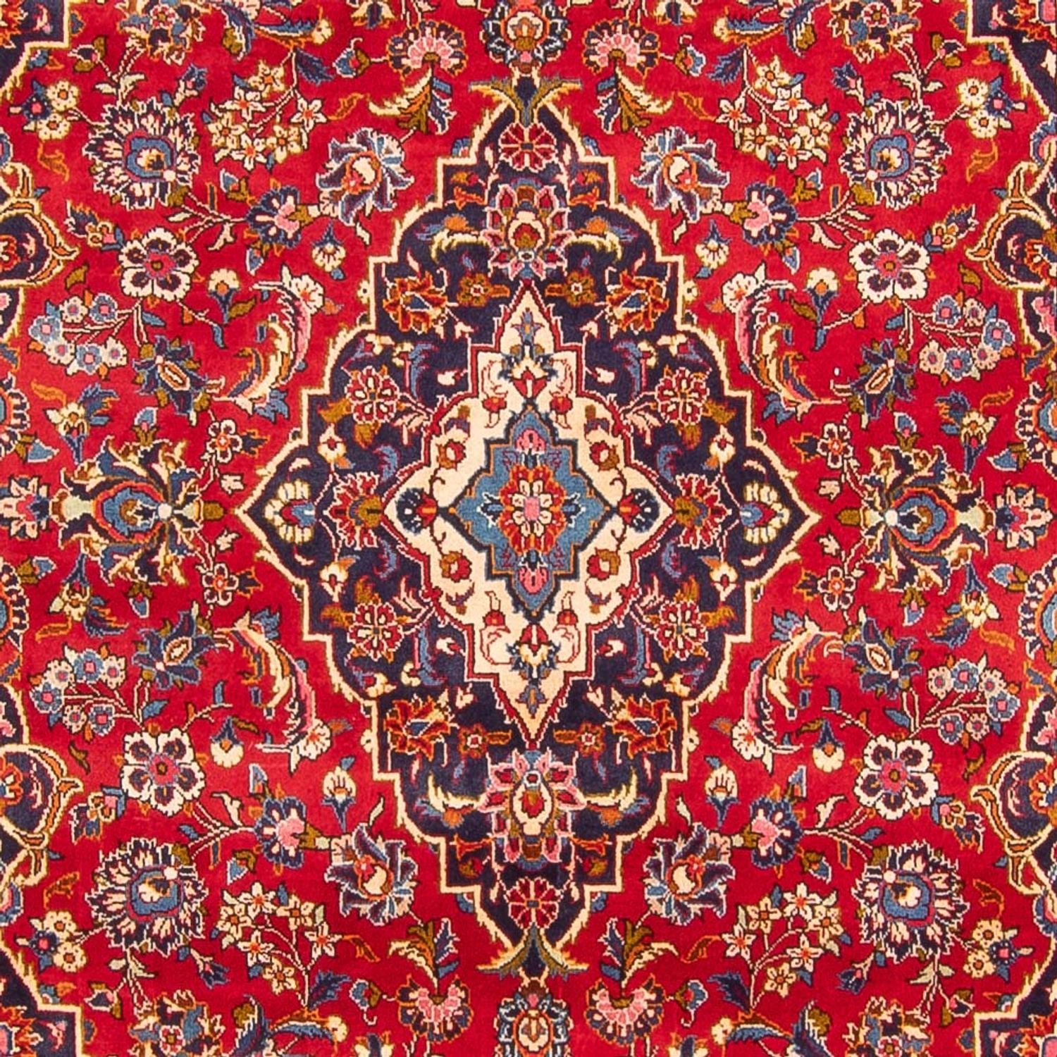 Tapis persan - Keshan - 298 x 198 cm - rouge