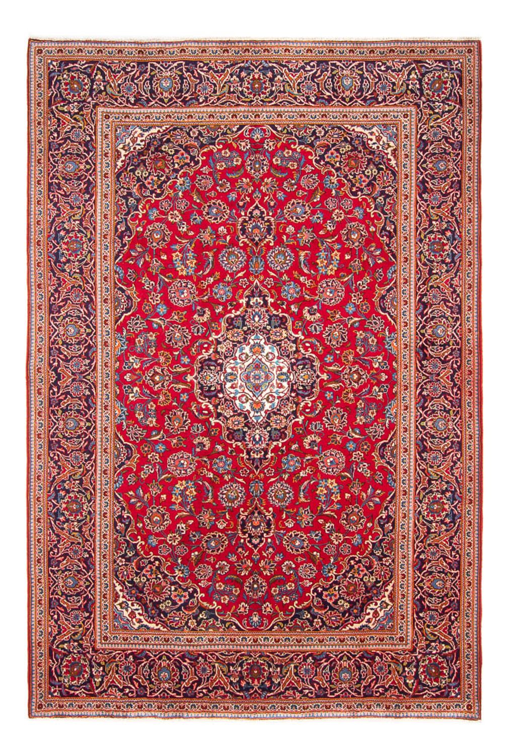 Tapis persan - Keshan - 300 x 197 cm - rouge