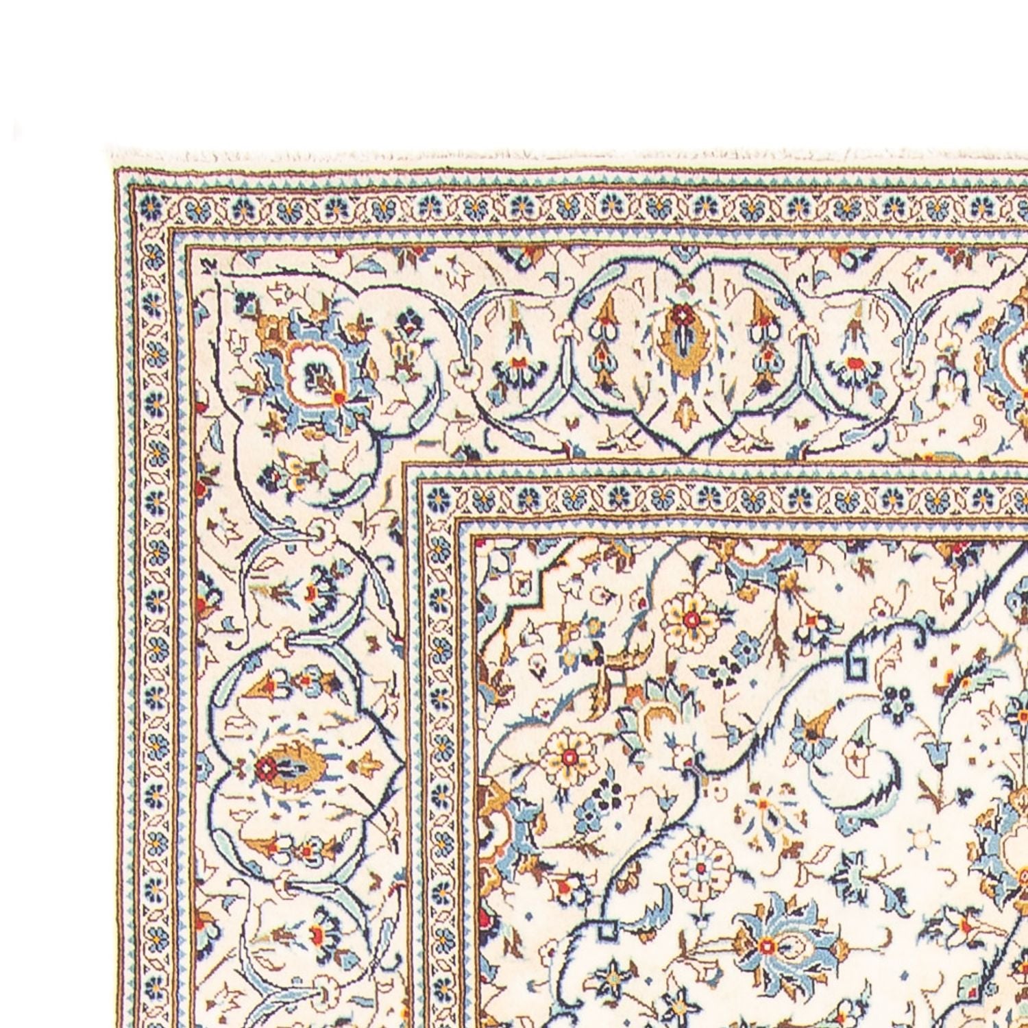 Tapis persan - Keshan - 304 x 196 cm - crème