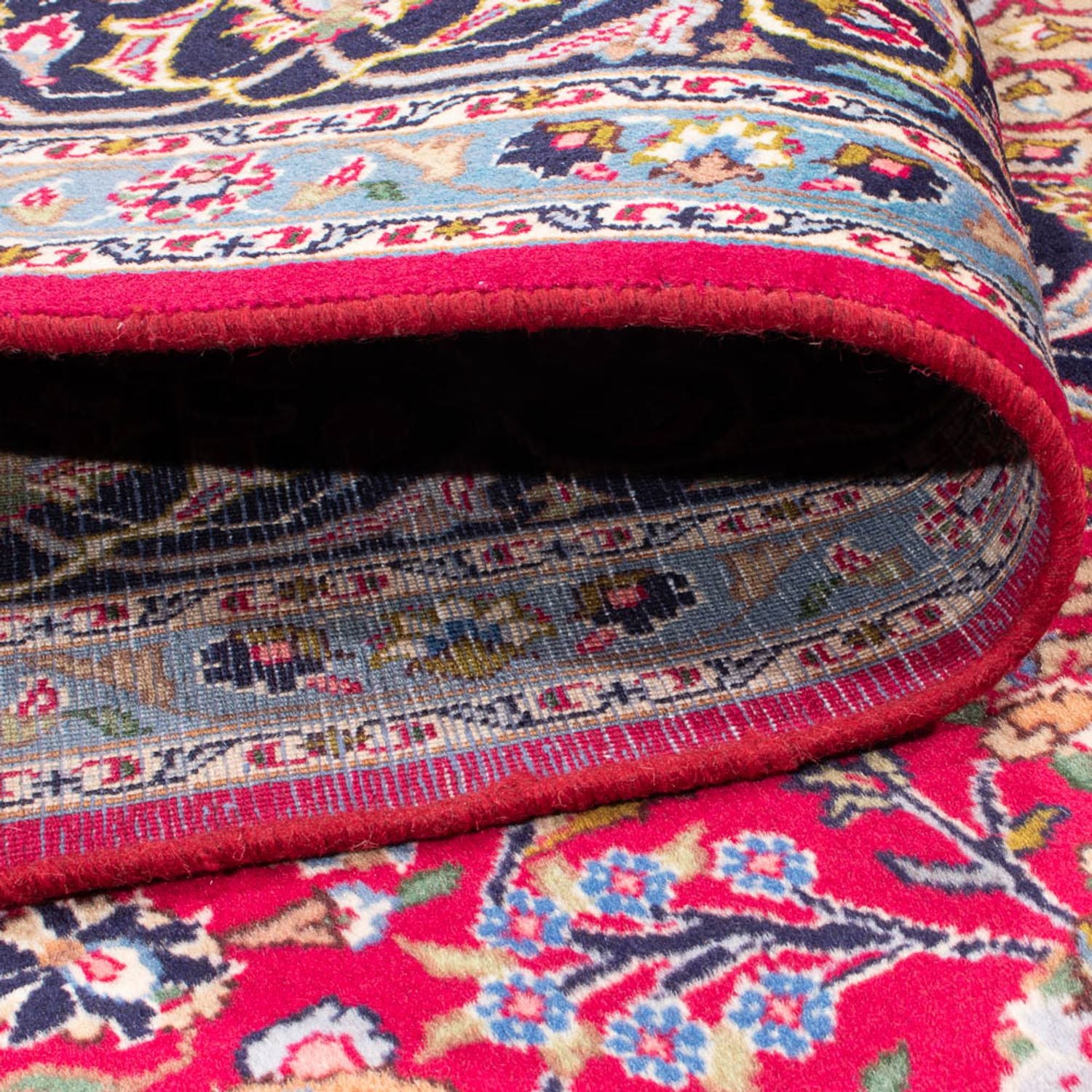 Tapis persan - Keshan - 298 x 200 cm - rouge