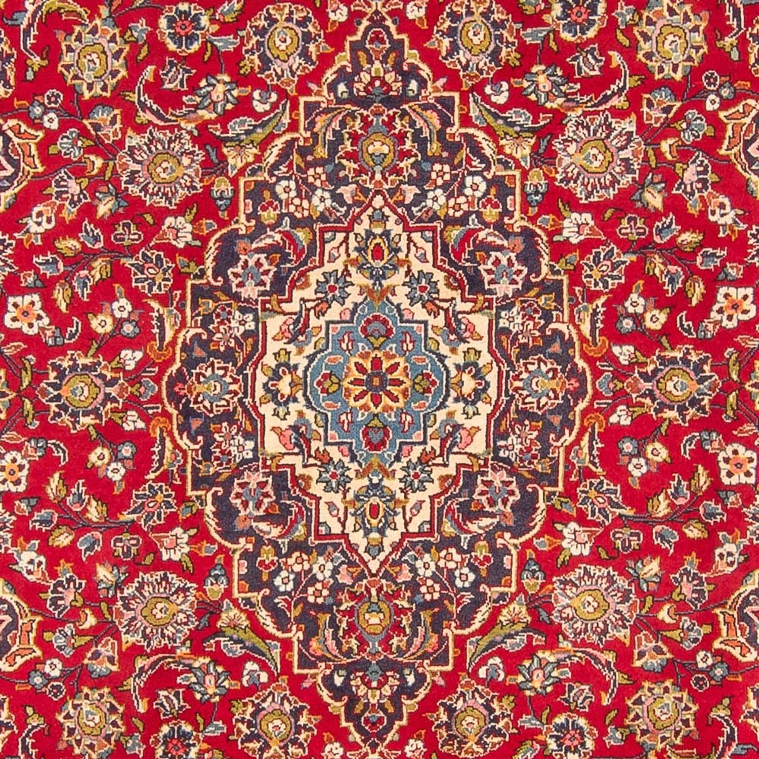 Tapis persan - Keshan - 300 x 200 cm - rouge