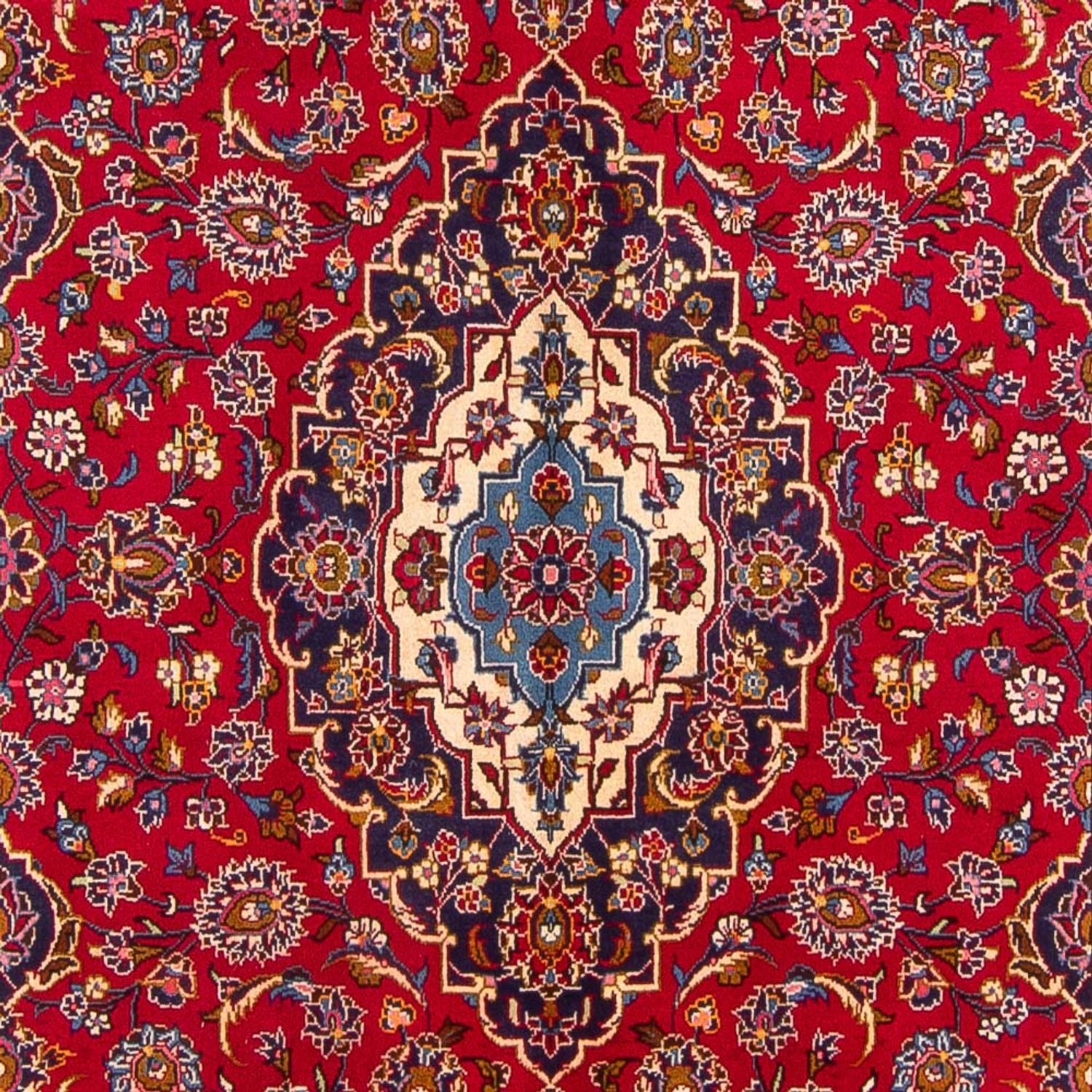 Tapis persan - Keshan - 306 x 196 cm - rouge