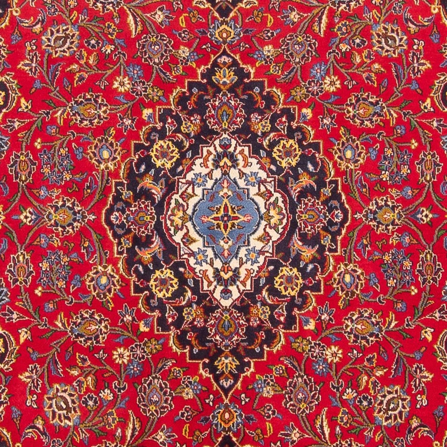 Tapis persan - Keshan - 296 x 203 cm - rouge