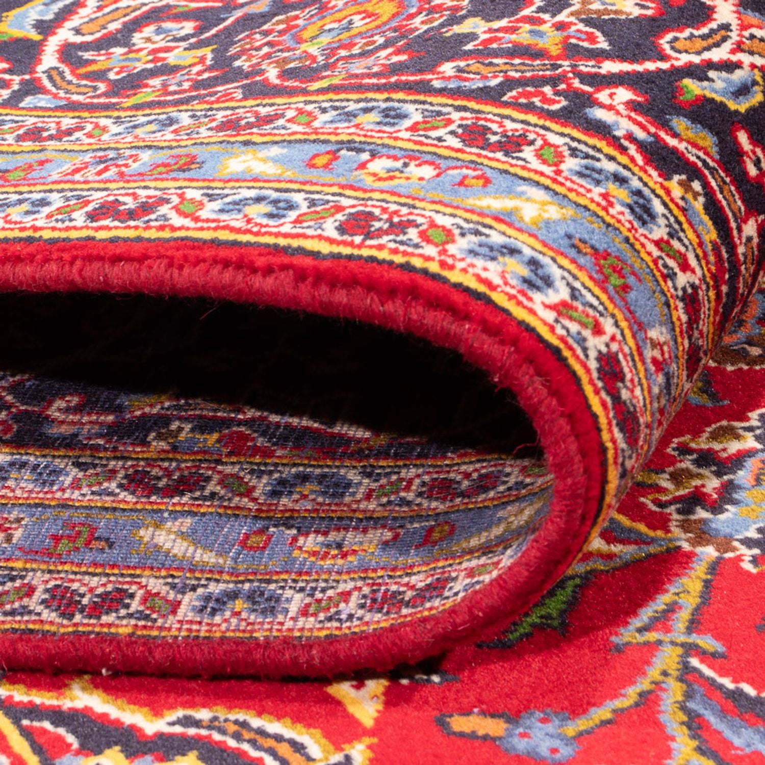 Tapis persan - Keshan - 296 x 203 cm - rouge