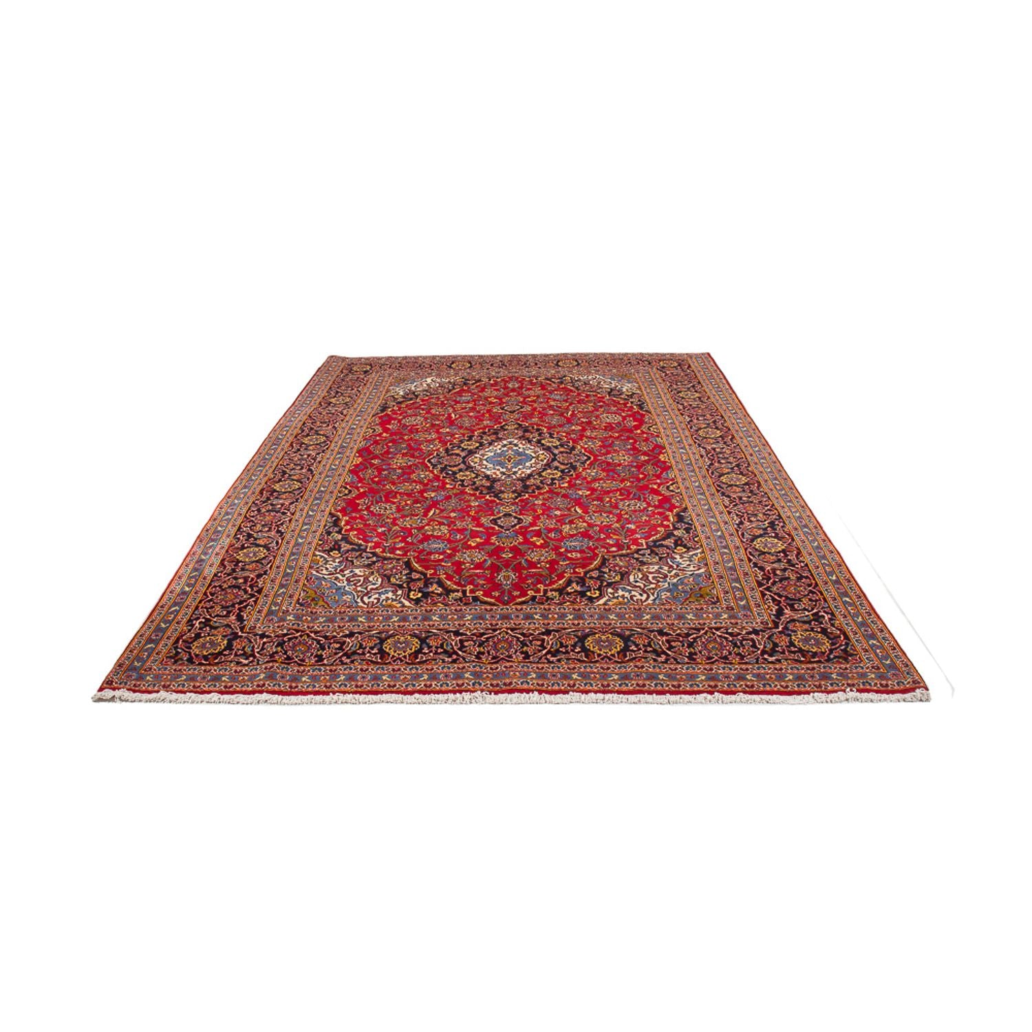Tapis persan - Keshan - 296 x 203 cm - rouge