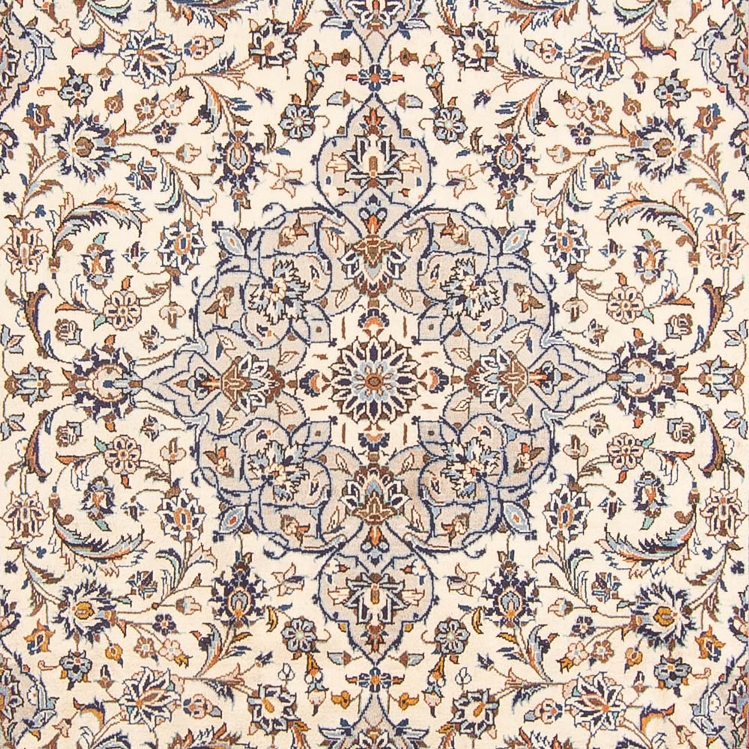 Tapis persan - Keshan - 305 x 198 cm - crème