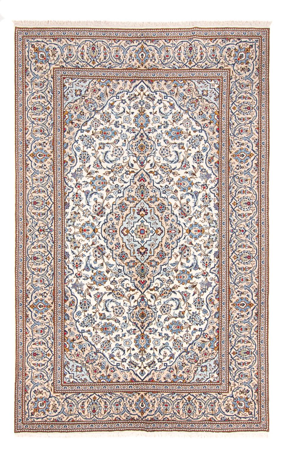 Tapis persan - Keshan - 303 x 200 cm - beige